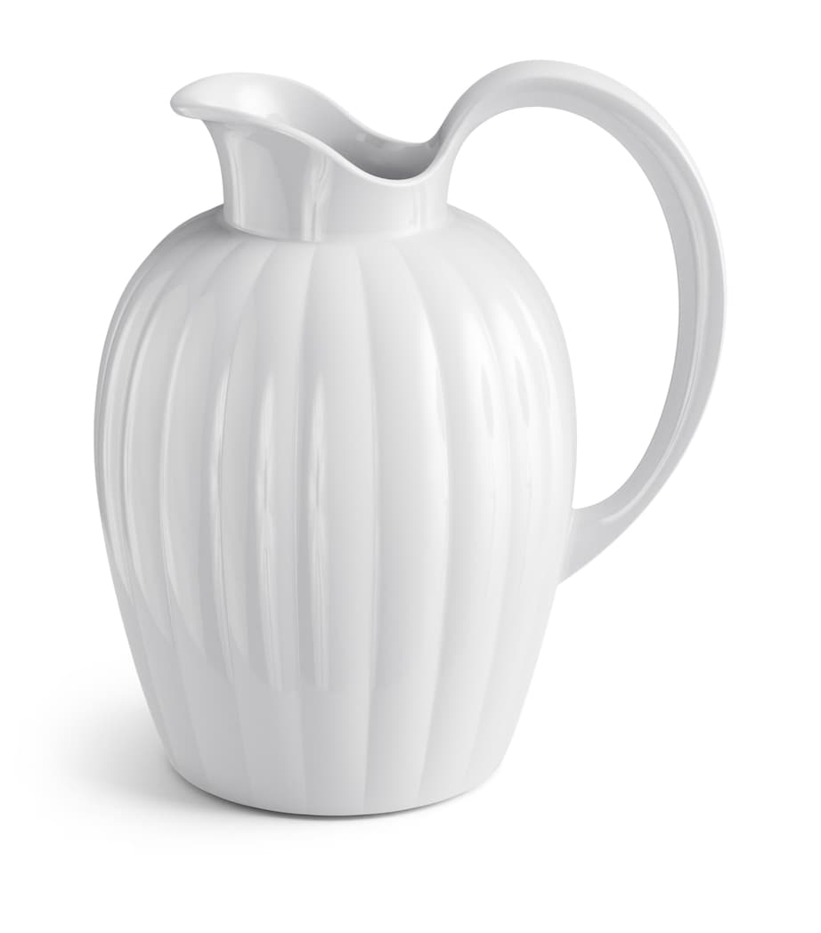 Porcelain Bernadotte Cream Jug (500ml) WHITE Image 1