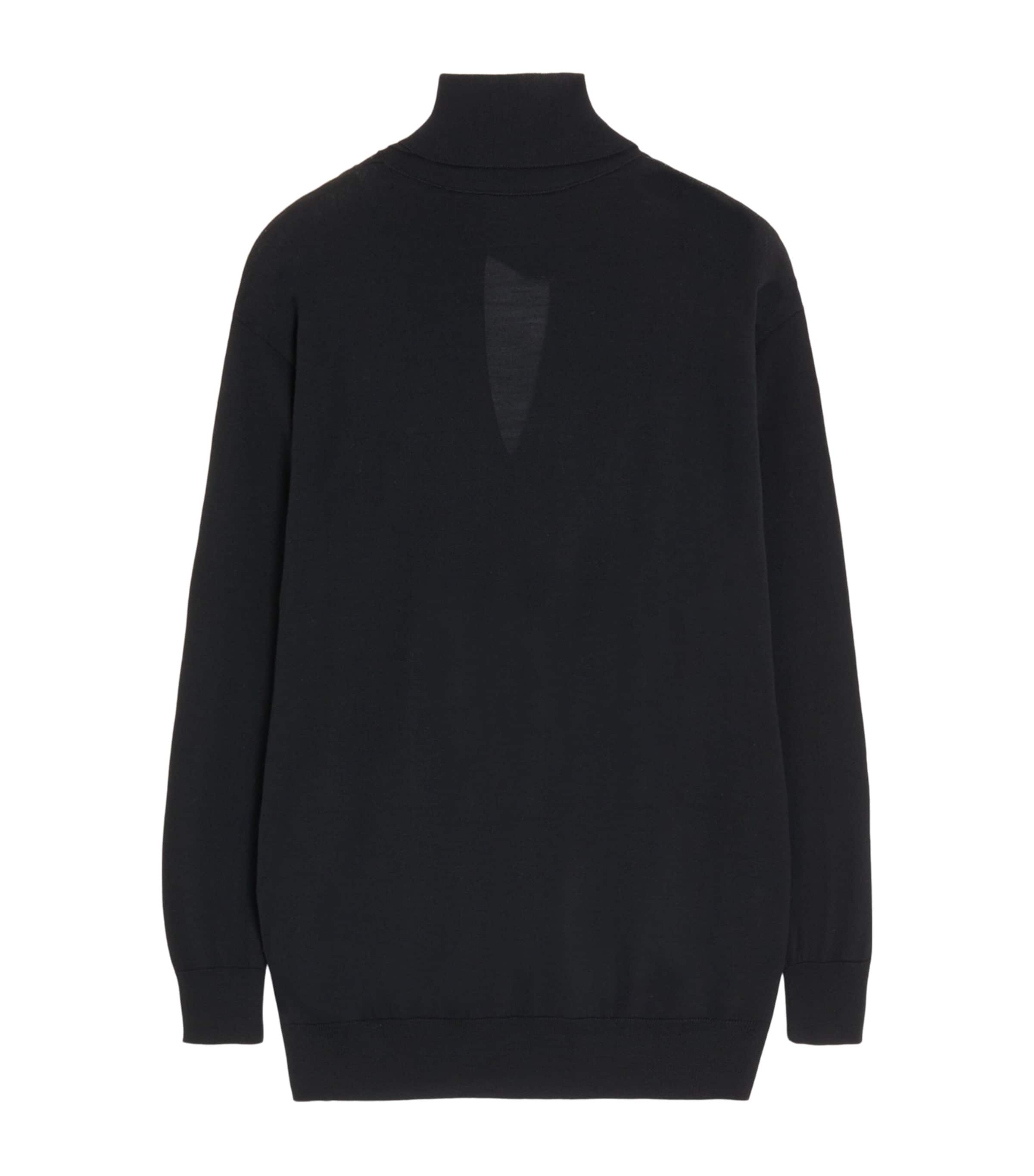 Valentino Multi Wool Tie-Neck Sweater | Harrods US