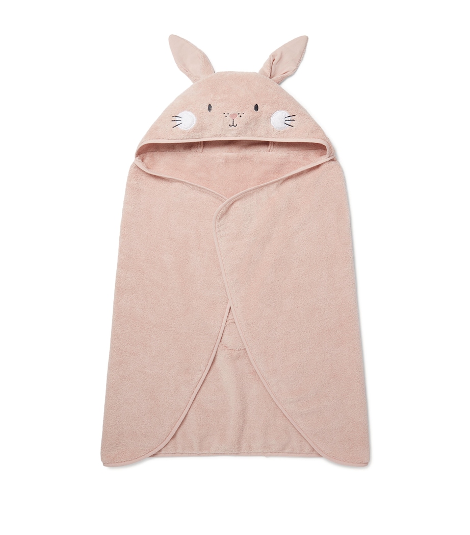 Bunny Hooded Towel BLUSH Image 1
