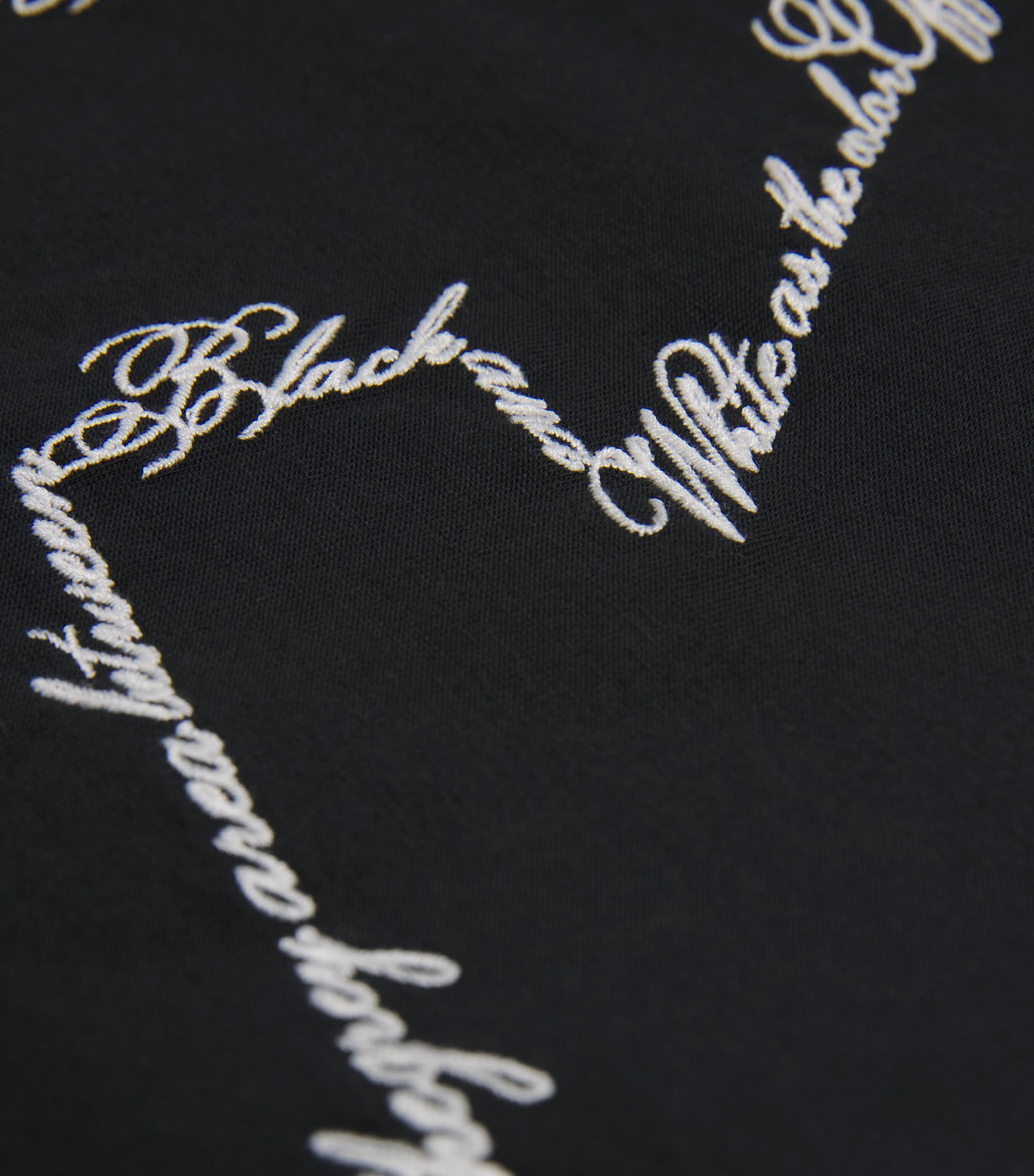 Cotton Logo T-Shirt BLACK Image 5