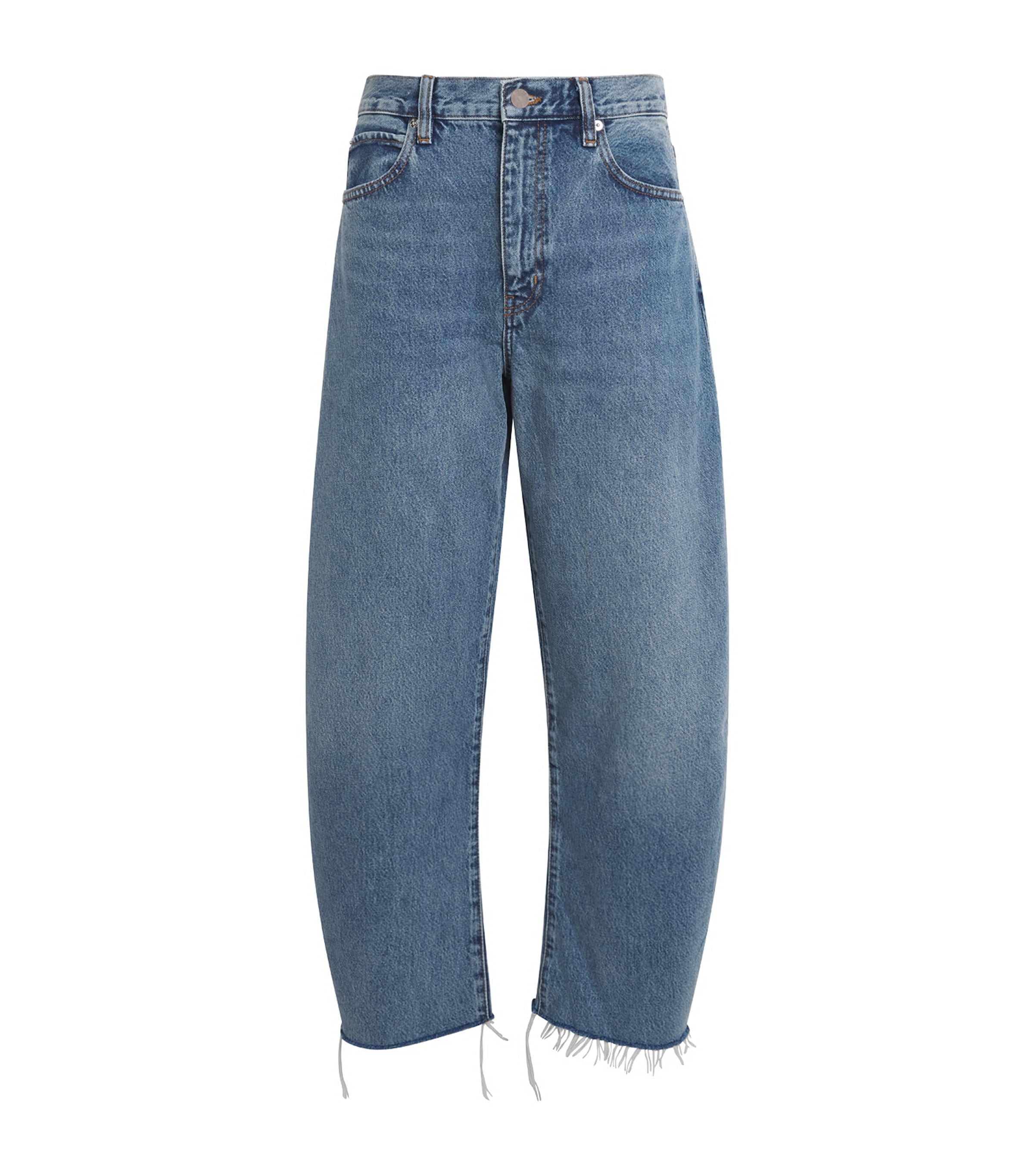 The Bubble Crop Jeans KNOCK OUT RAW FRAY Image 1