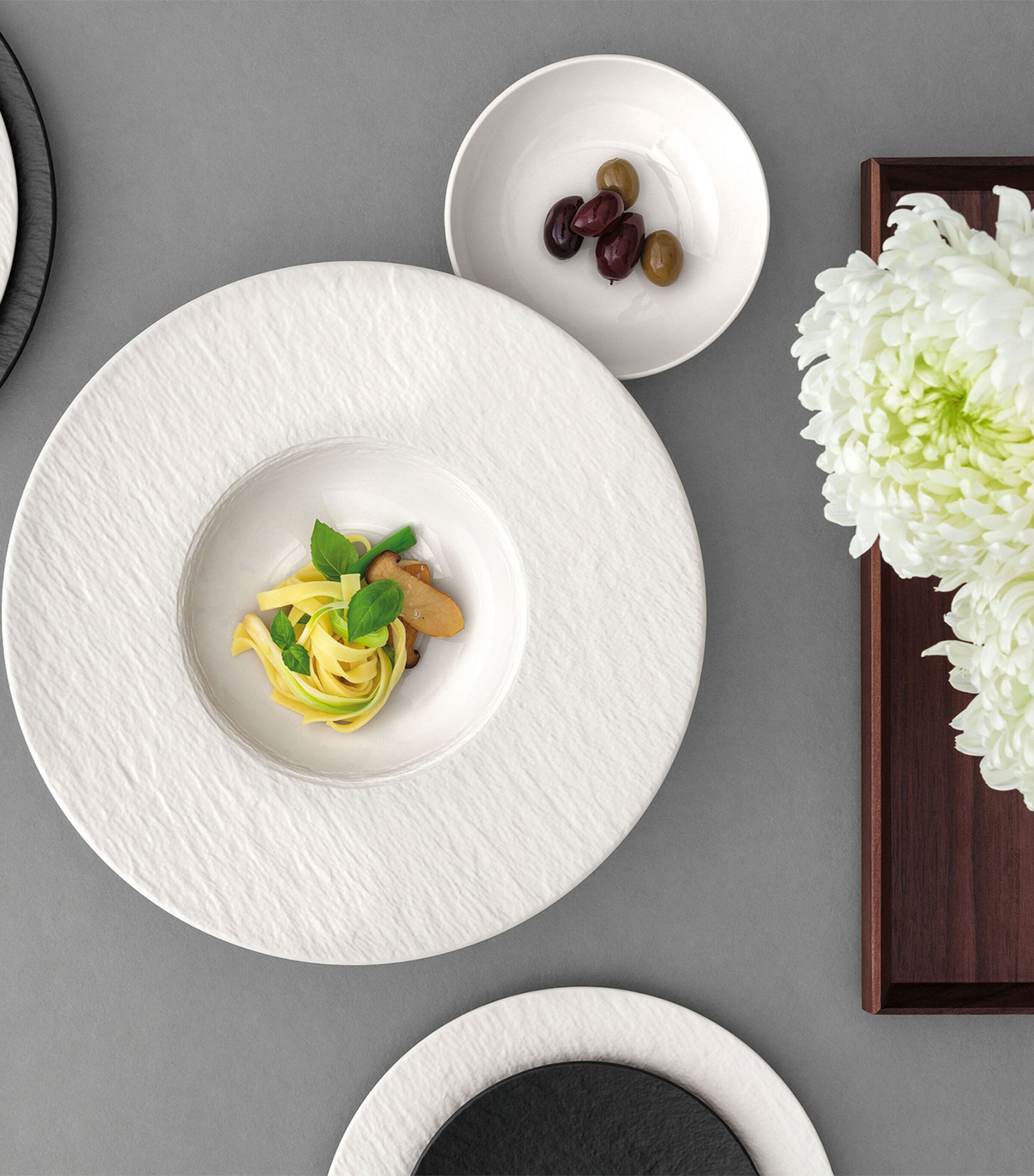 Villeroy & Boch Manufacture Ice Pasta Plate (28cm) White Image 3
