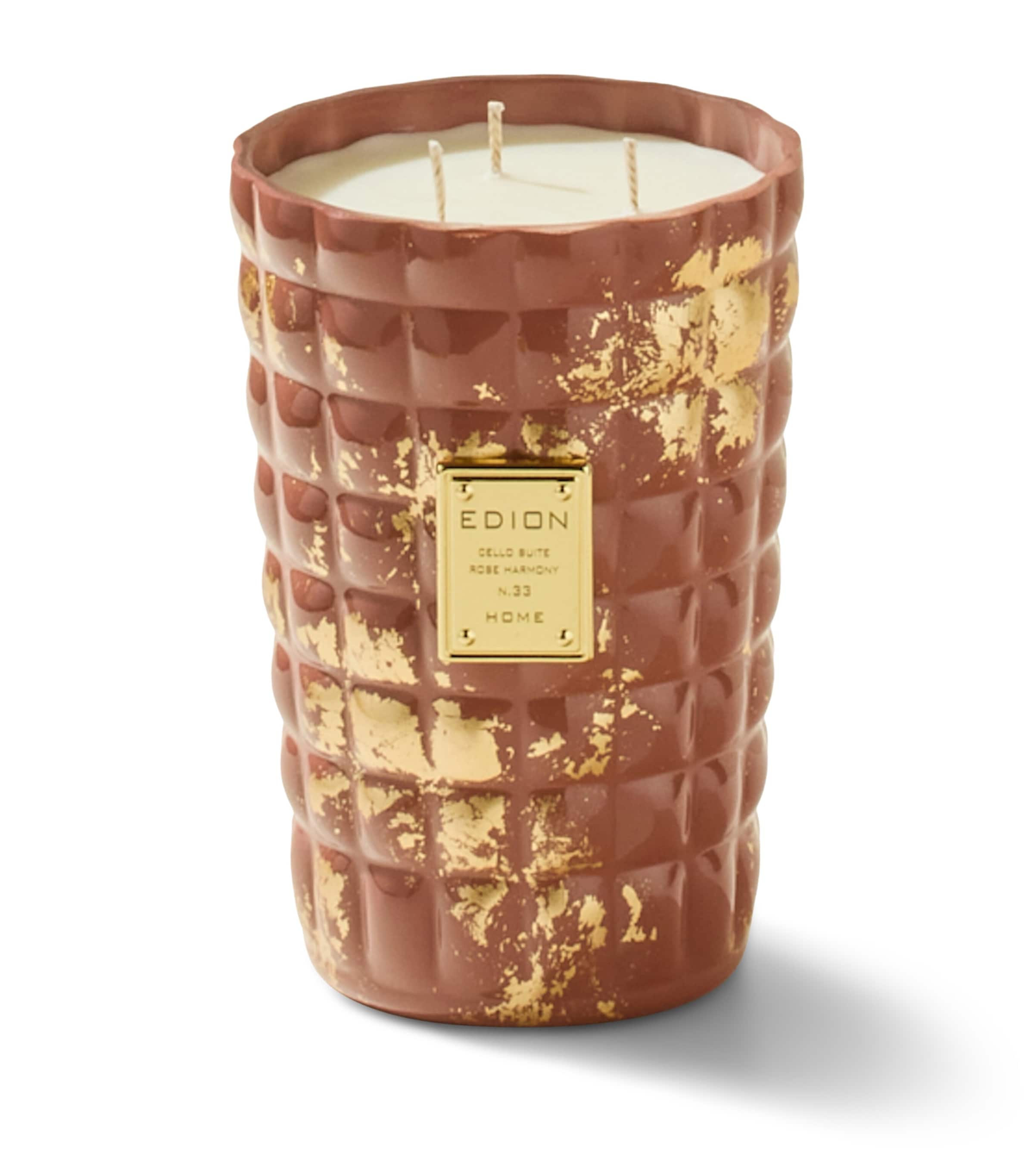 Edion No.33 Cello Suite Rose Harmony Candle In Brown
