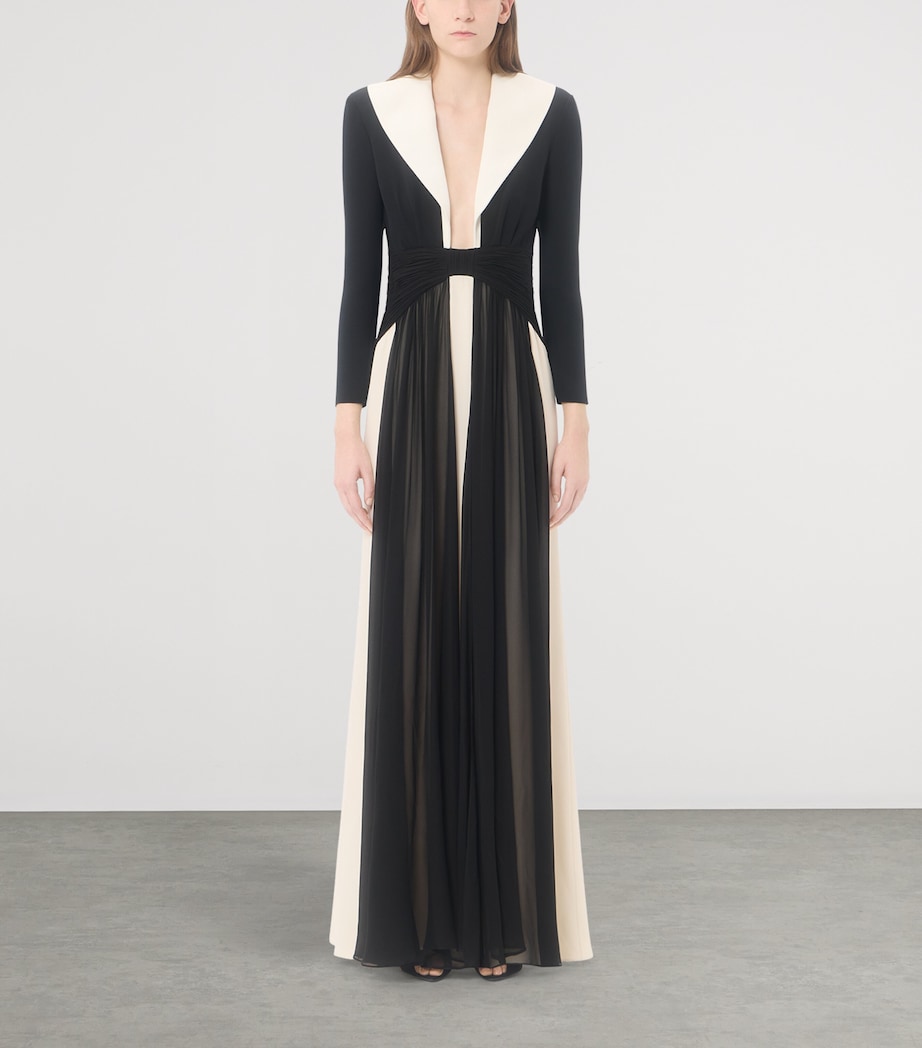 Valentino Womens Silk Blazer Gown Czl Image 2