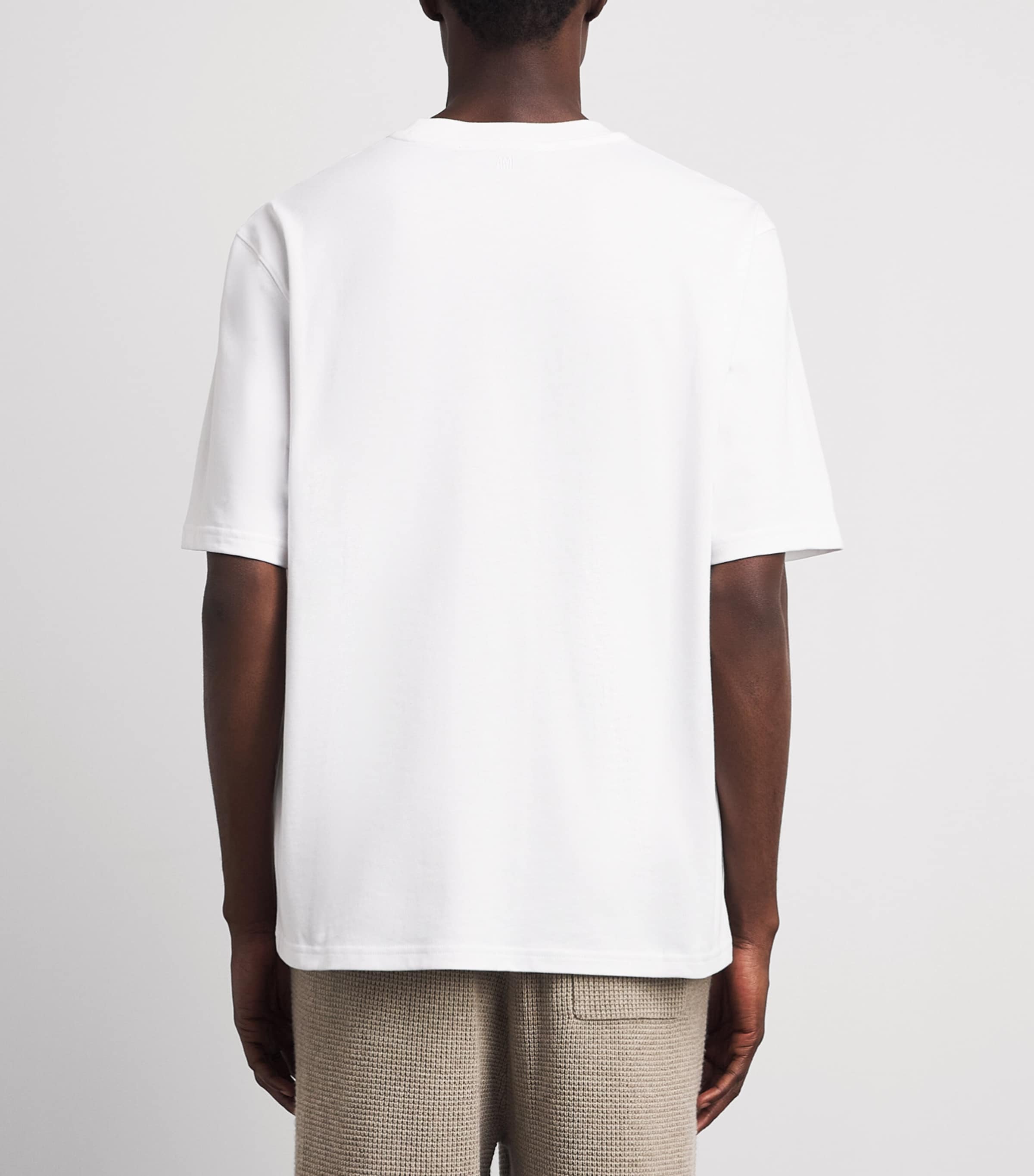 AMI Paris Mens Ami de Coeur Tulip T-Shirt Blanc Image 5