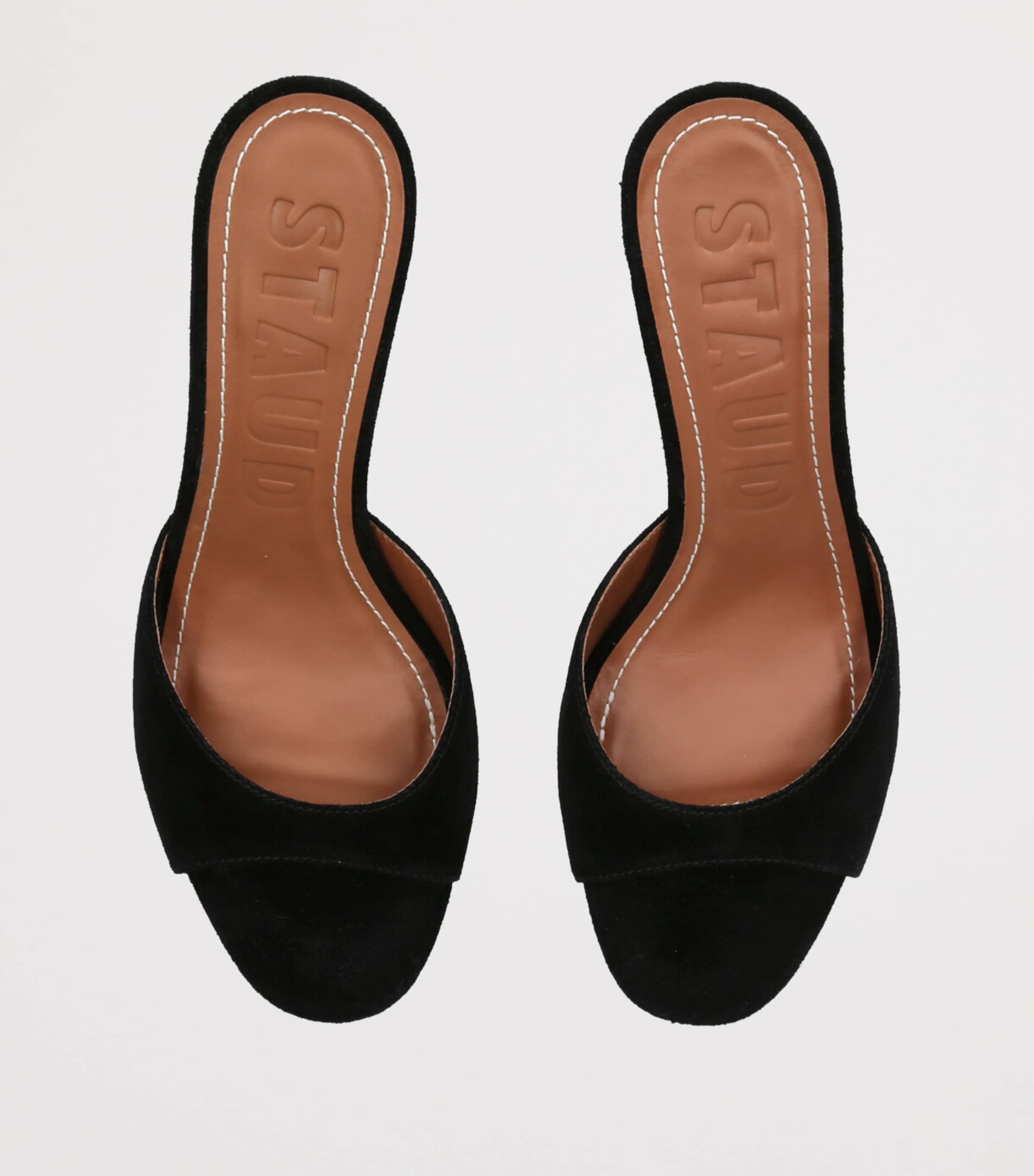 Suede Brigitte Mules 60 BLACK Image 4