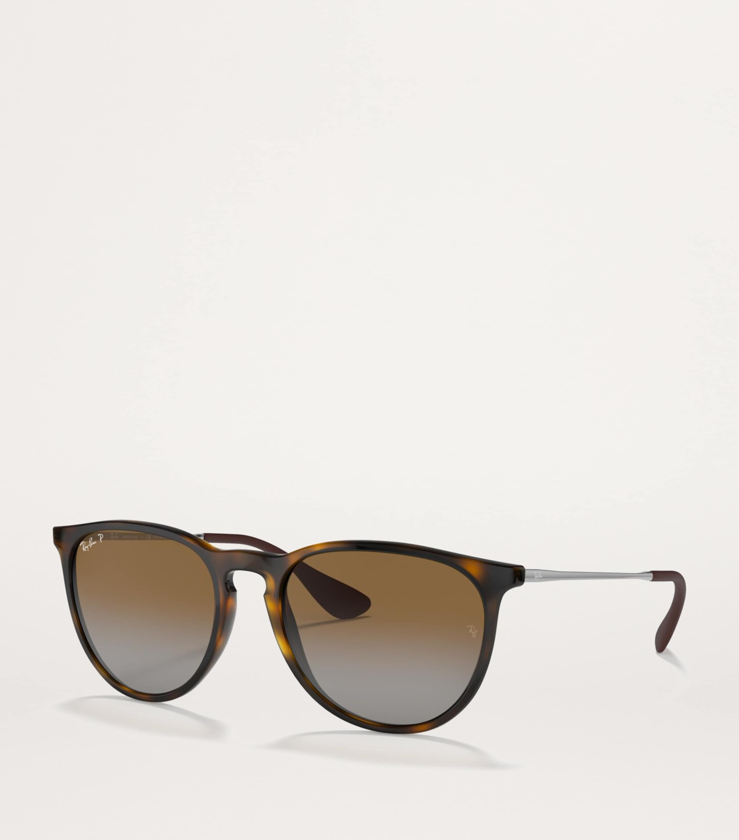 Round Erika Classic Sunglasses BROWN Image 2