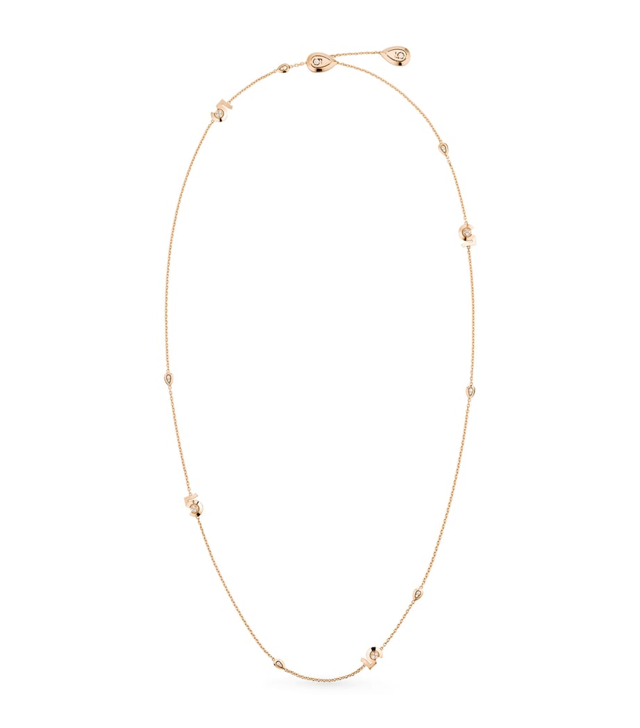 Yellow Gold and Diamond Les Infinis de N°5 Transformable Long Necklace BEIGE Image 1