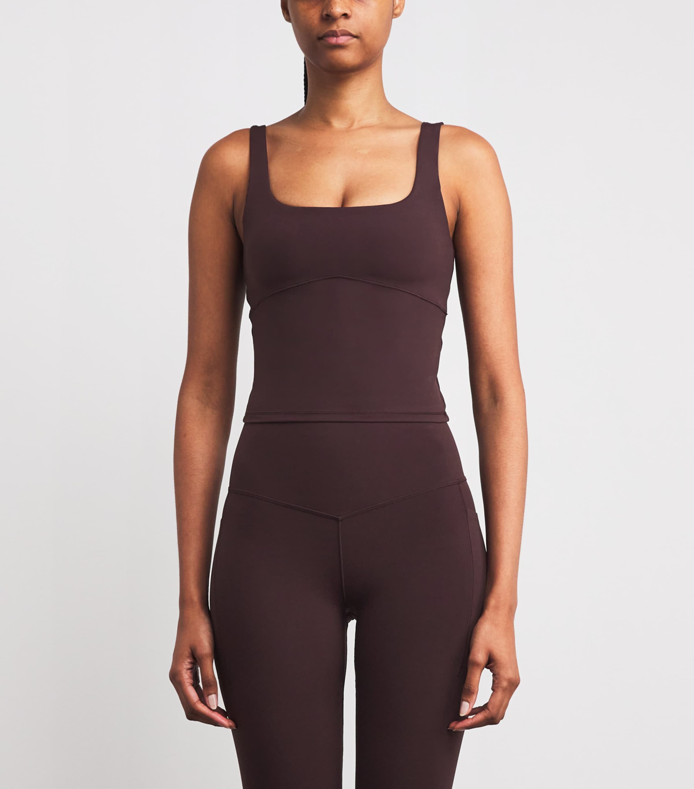 AllTheForm Support Tank Top RSN RAISIN Image 3