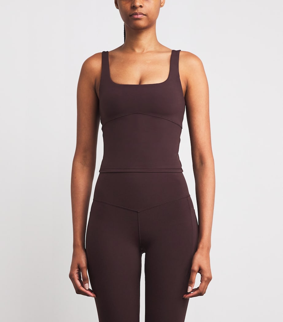 AllTheForm Support Tank Top RSN RAISIN Image 3