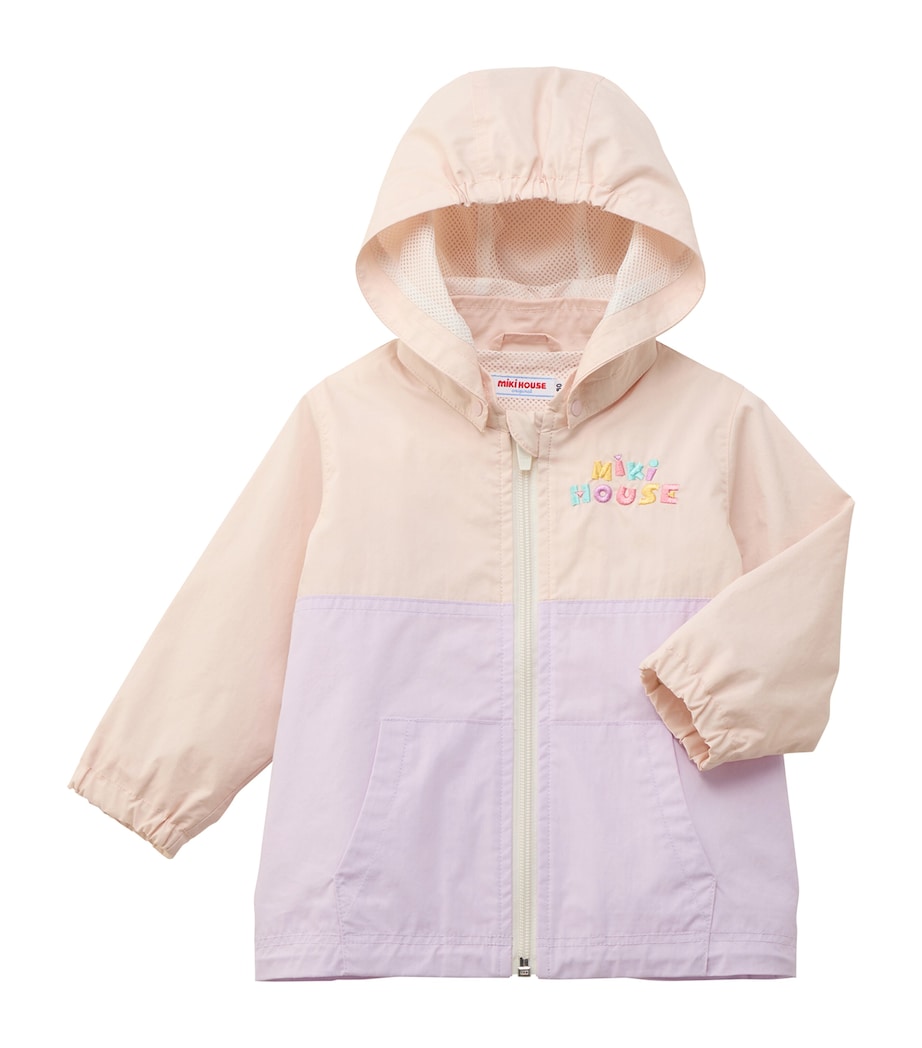 Miki House Embroidered Logo Windbreaker Jacket (2-7 Years) Image 1