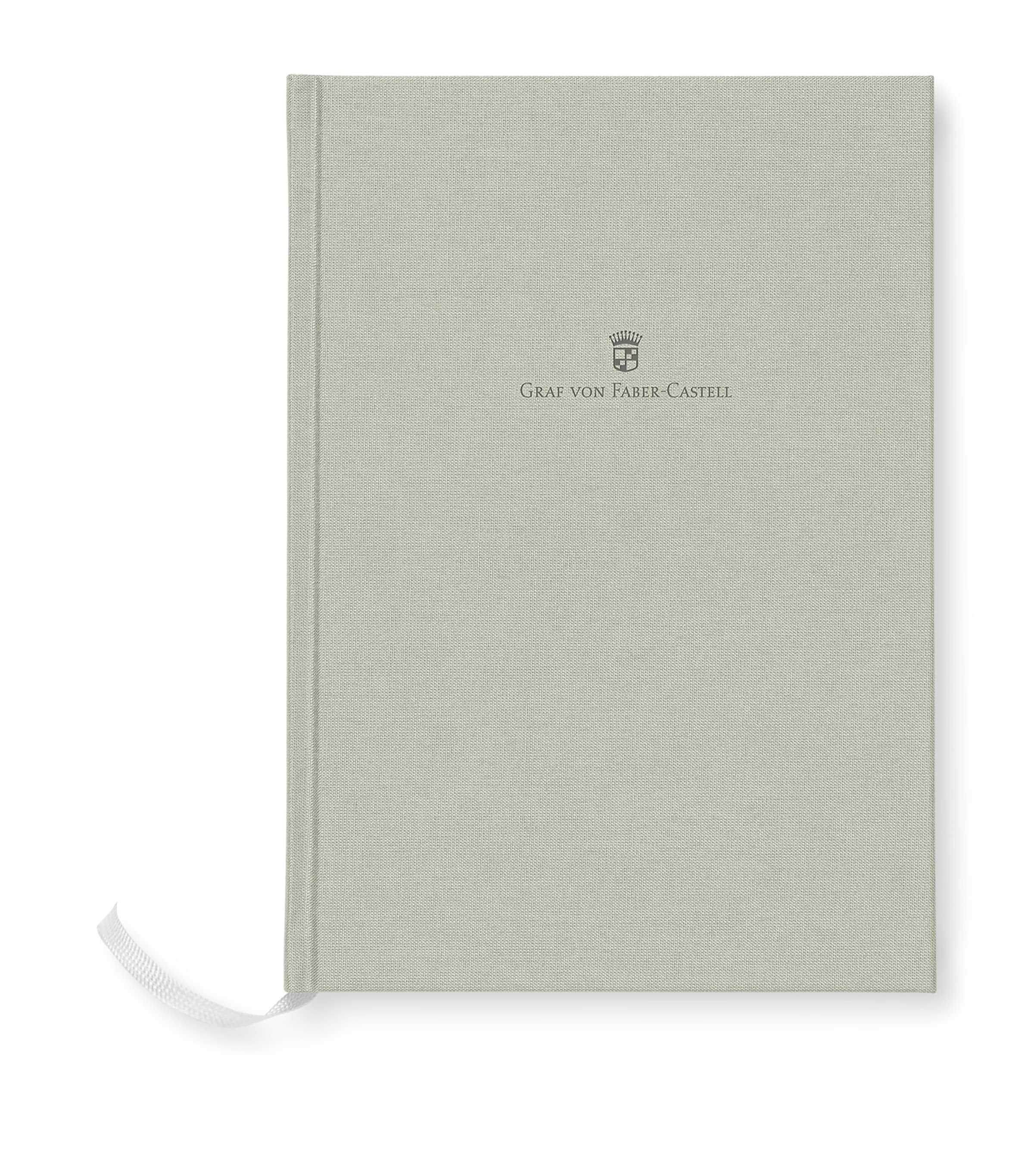 Graf Von Faber-castell Linen A5 Notebook In Green