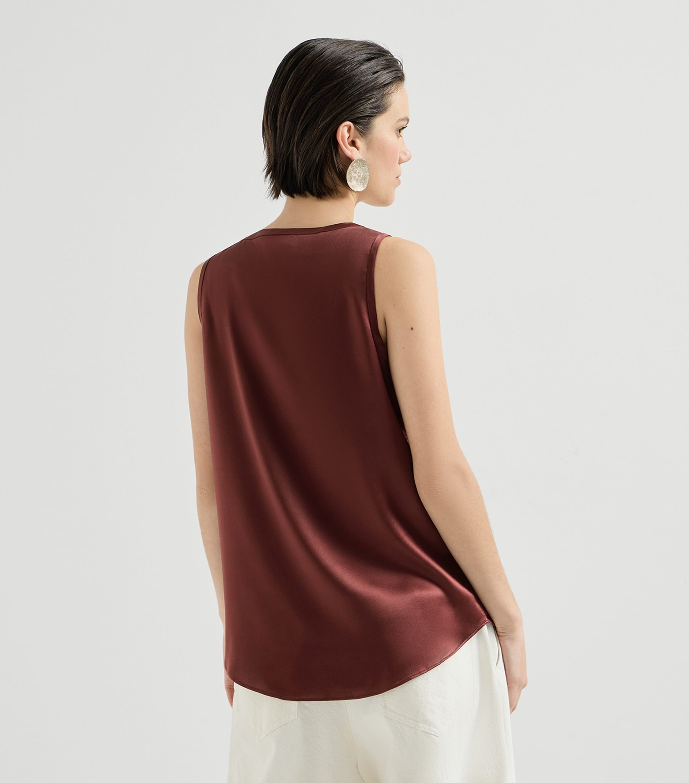 Brunello Cucinelli Womens MPC59E0600C9813 BLOUSE Image 5