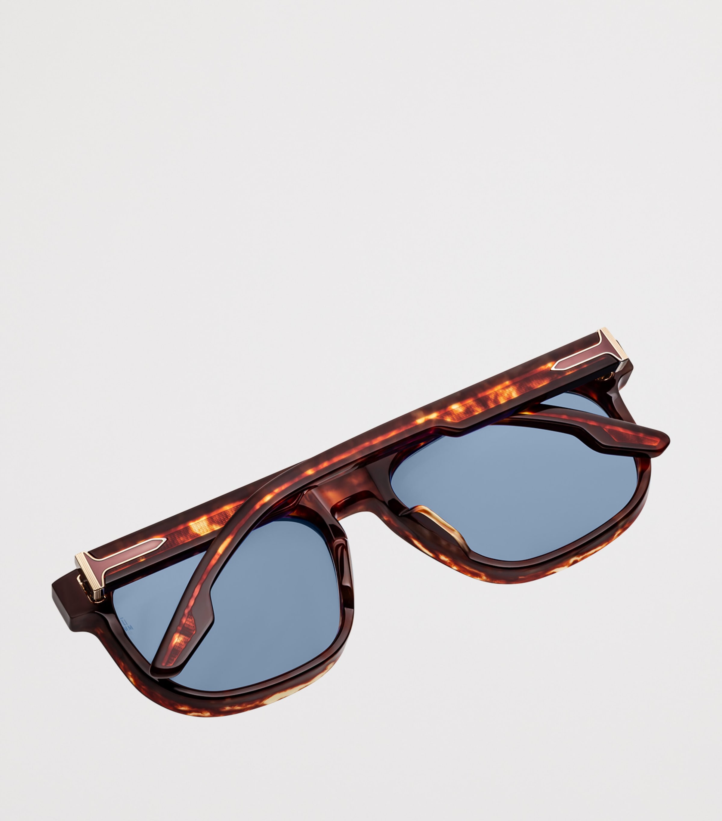 Jacques Marie Mage Acetate Dewitt Sunglasses Prussian Blue Image 4