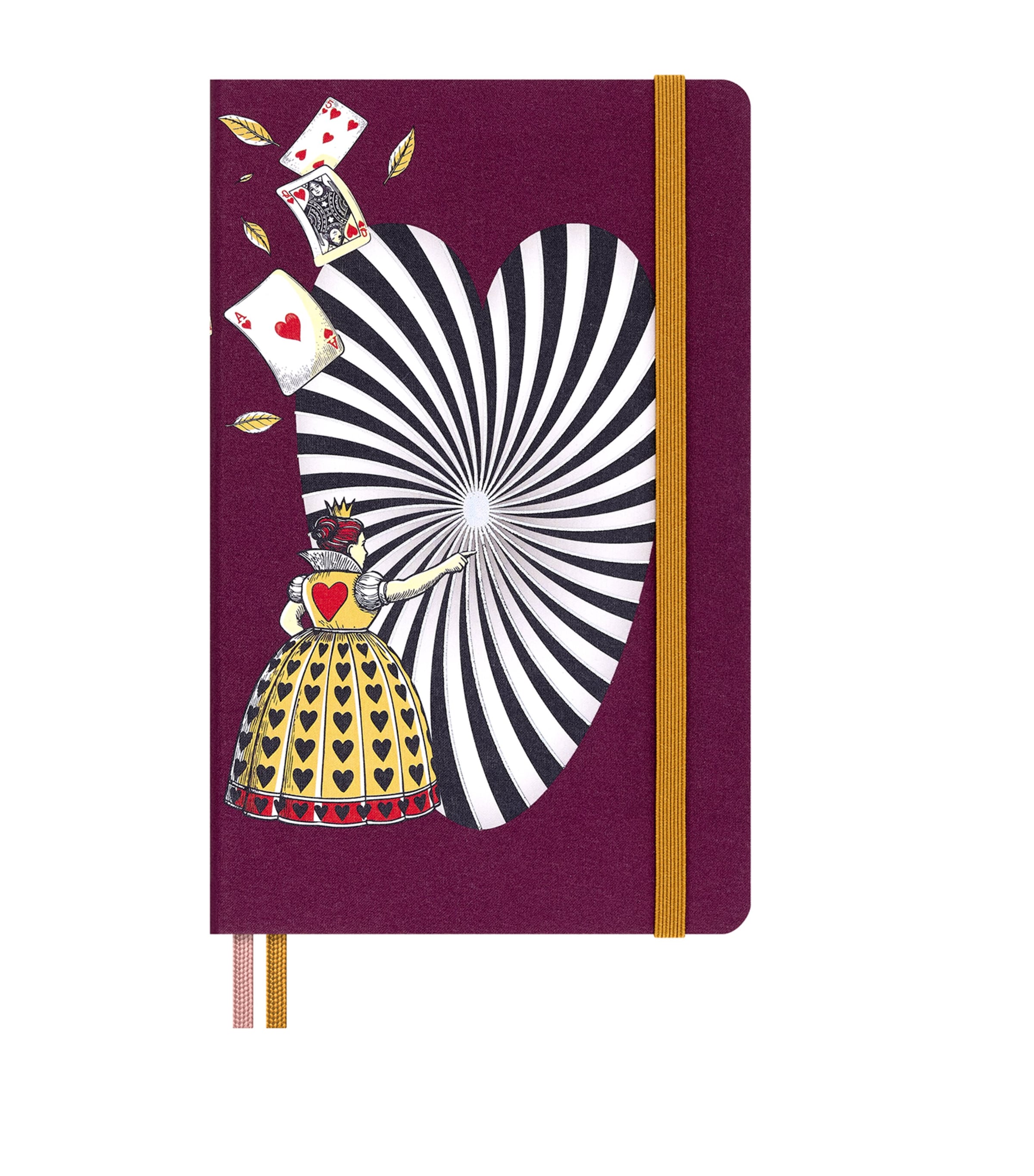 Moleskine Alice's Adventures In Wonderland - Red Queen Notebook In Purple