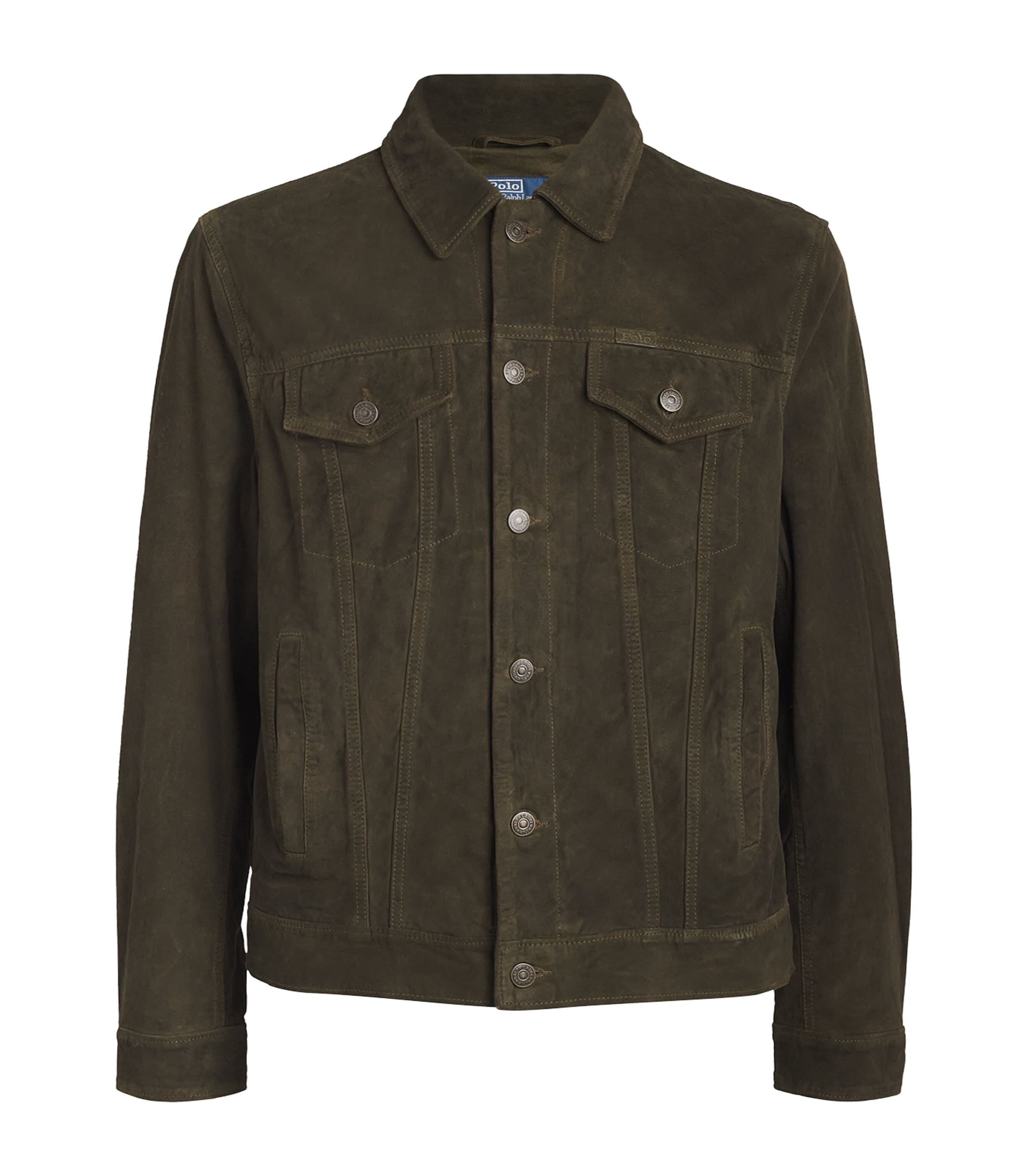 Polo Ralph Lauren Suede Trucker Jacket Harrods UK