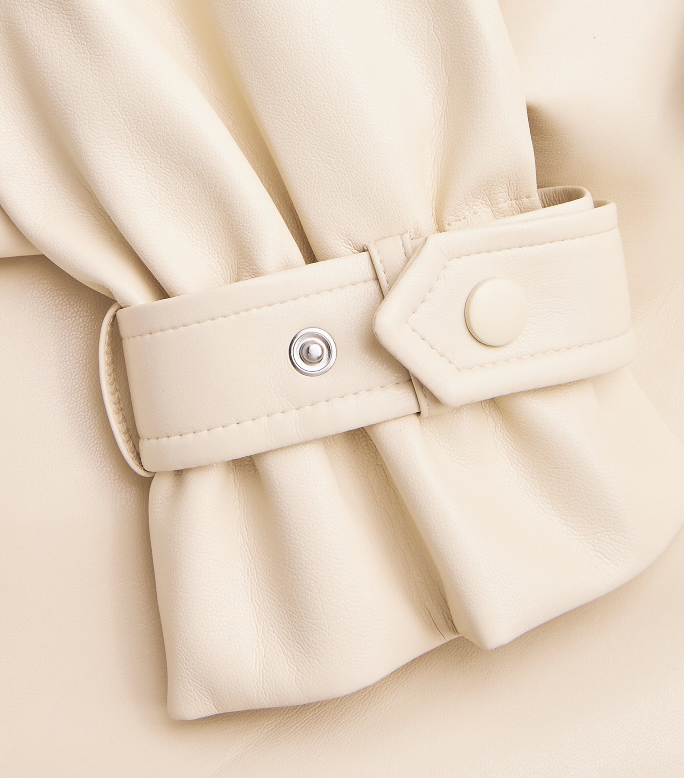 Faux Leather Sullivan Trench Coat D270 CHINO Image 5