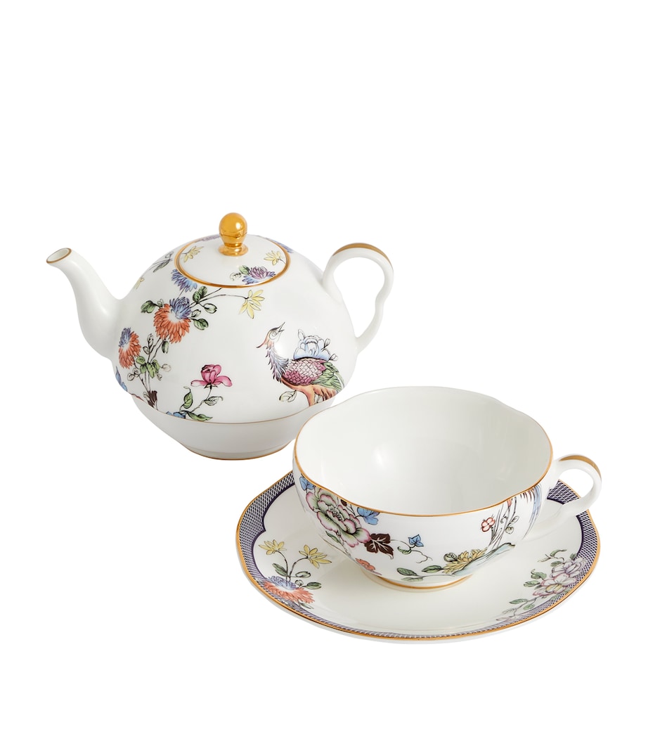 Fortune Teapot, Teacup and Saucer MULTI Image 3
