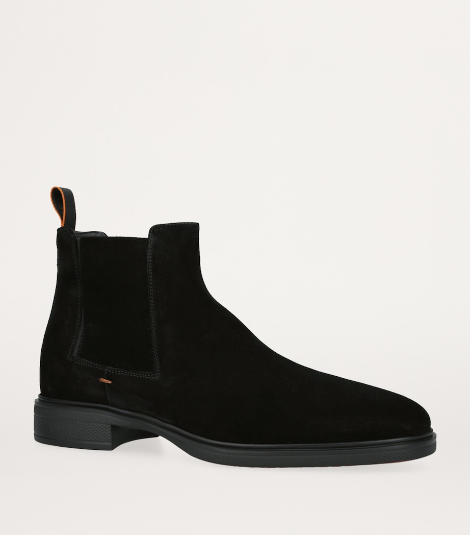 Suede Chelsea Boots BLACK Image 3