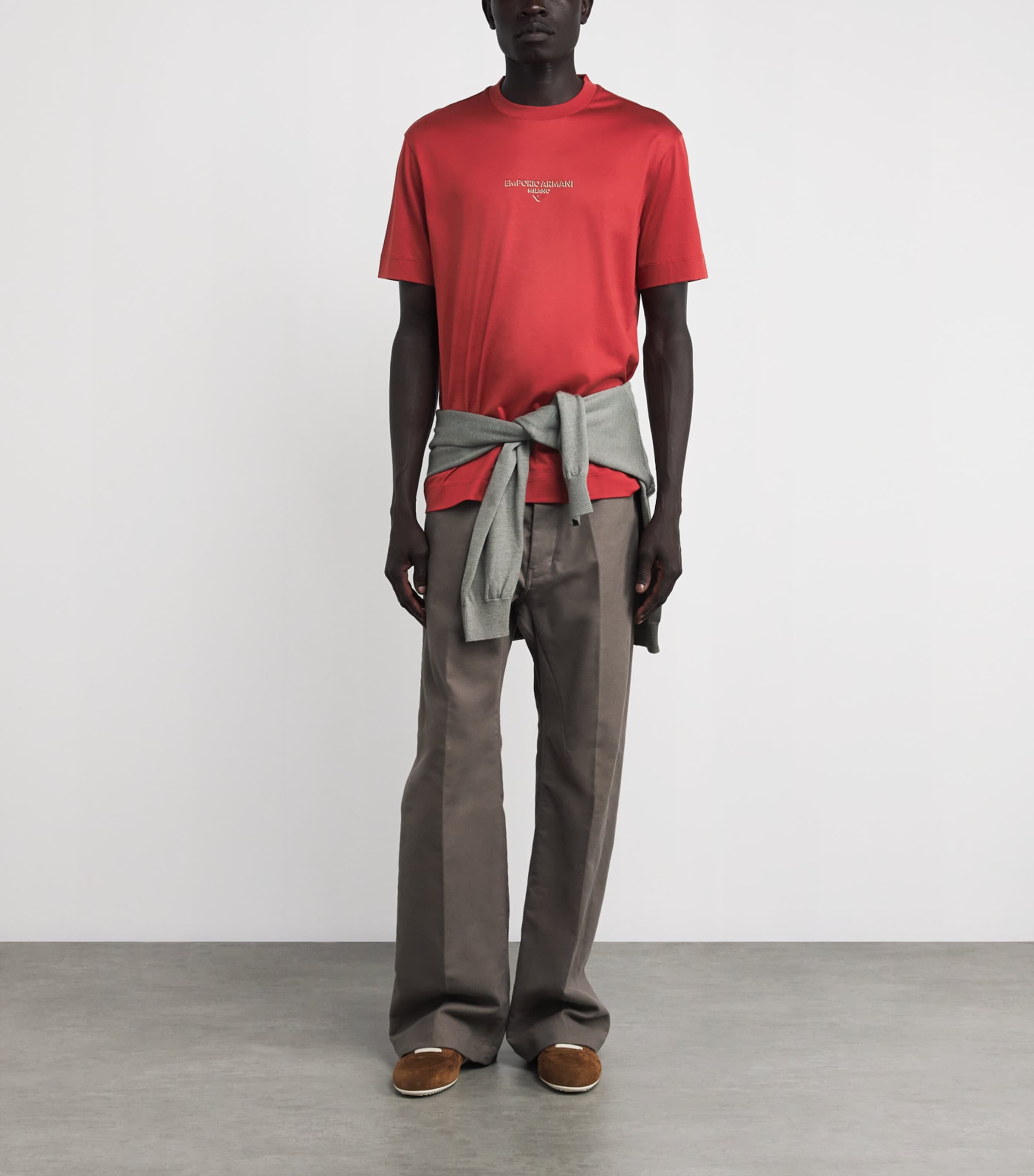 Rhinestone Logo T-Shirt U5035 Image 2