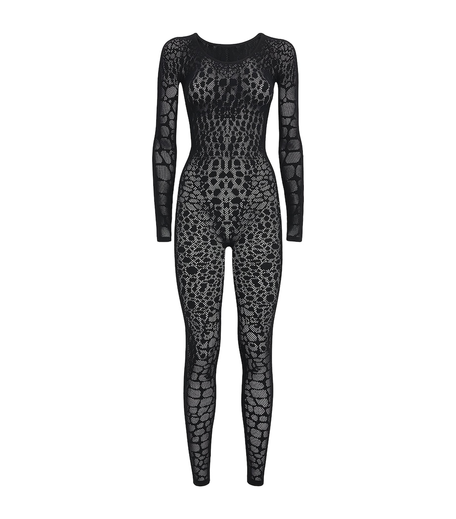 Reptile Net Catsuit 7005 BLACK Image 1