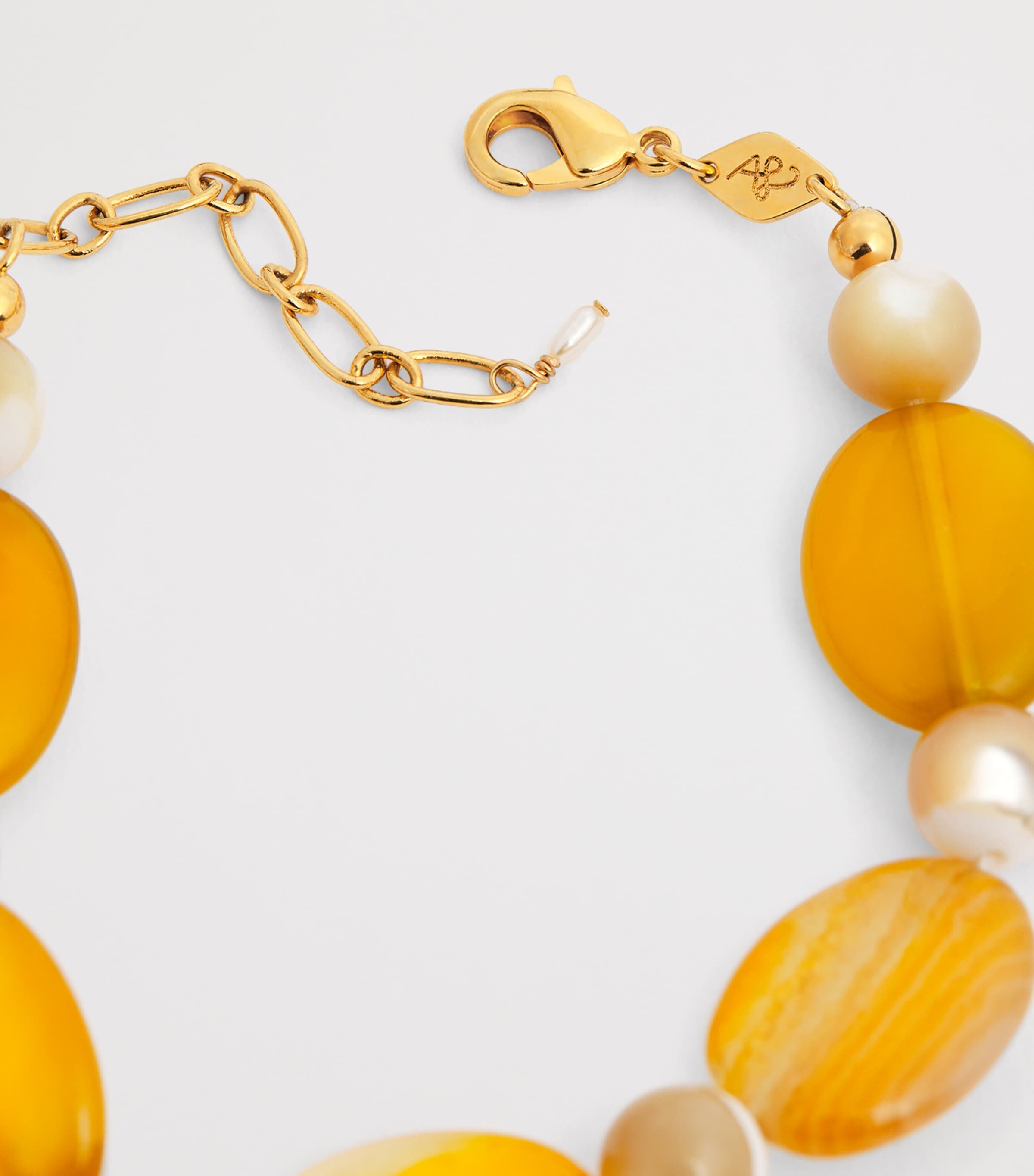 Anni Lu Gold-Plated Desert Dreamer Bracelet Butterscotch Image 4