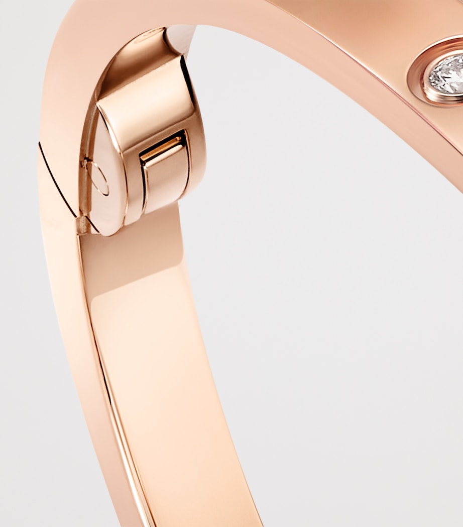 Cartier Small Rose Gold and Diamond LOVE Bracelet Rose Gold Image 8