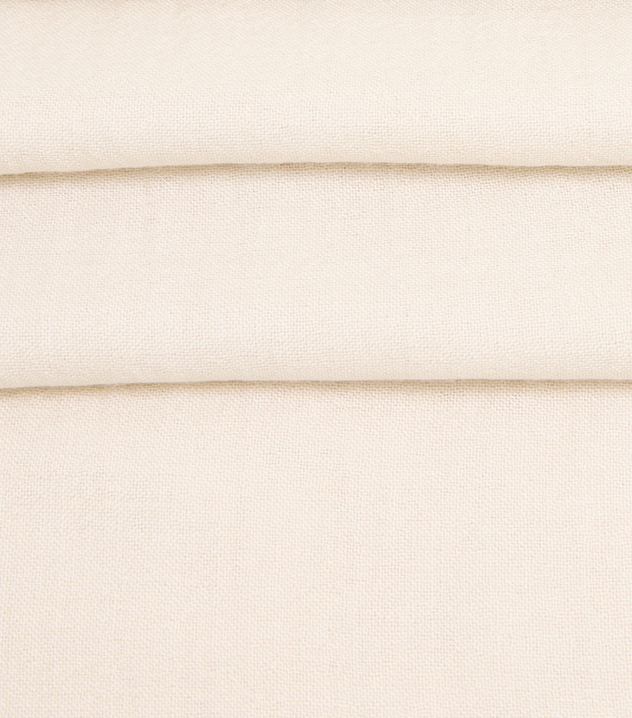 Cashmere-Silk Scarf N03WHITE - NATURAL Image 3