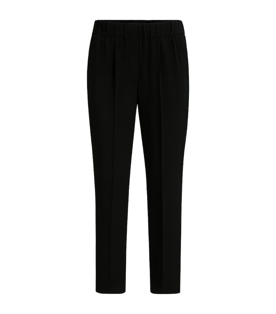 Brunello Cucinelli Womens Crepe Cady Slim Trousers Image 1