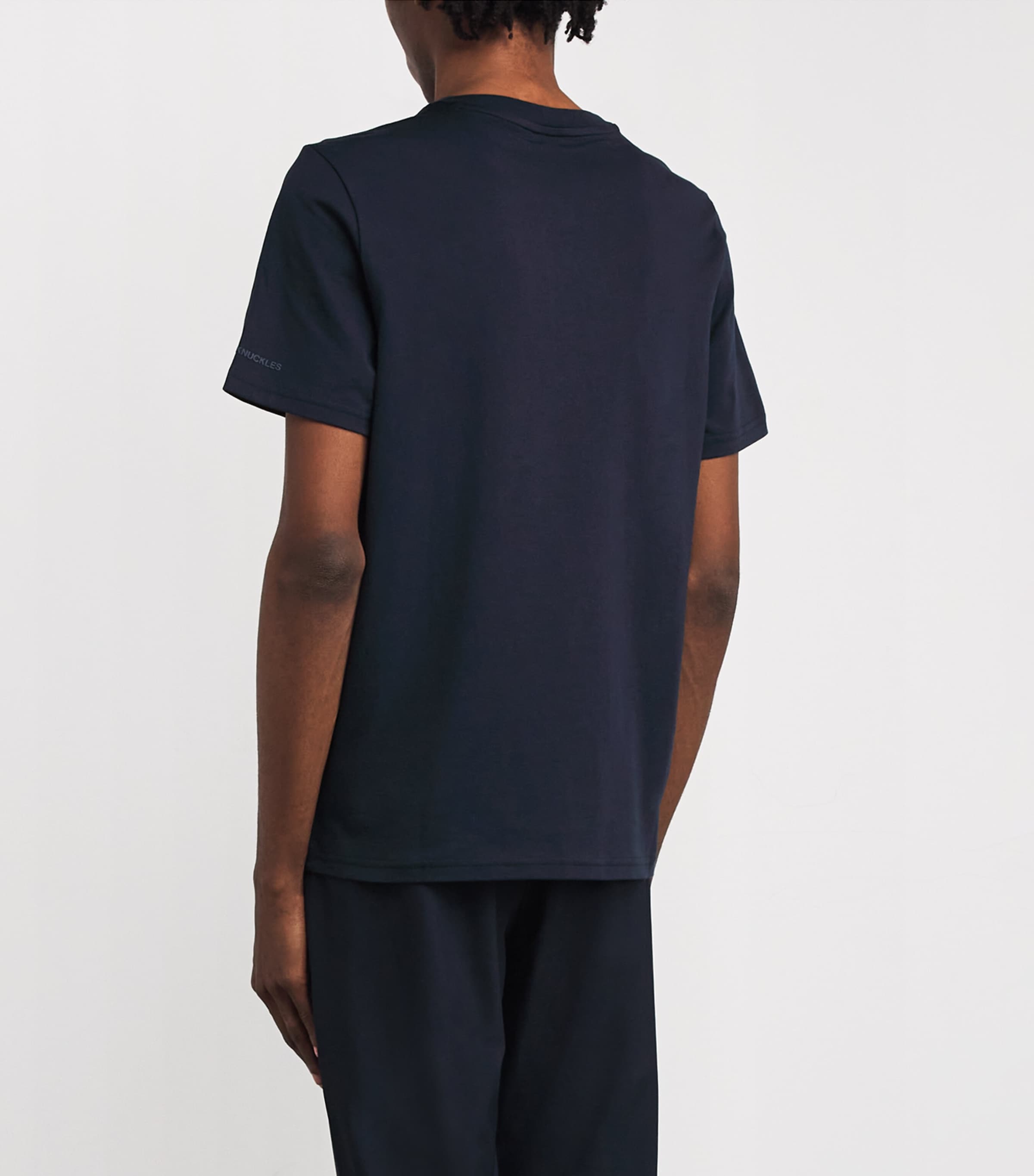 Cotton Crescent T-Shirt NAVY - 833 Image 4