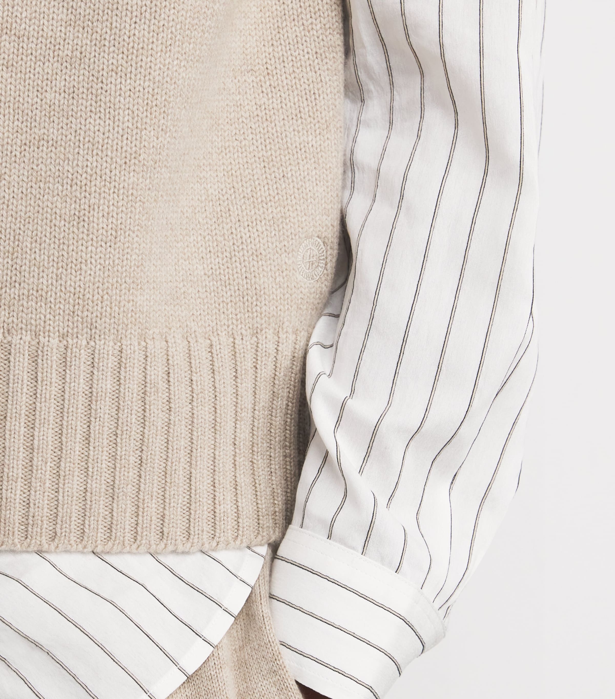 Cashmere Sleeveless Sweater DARK MEDIUM DYED Image 6