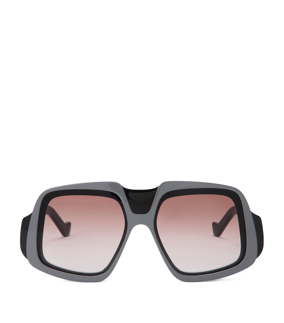 LOEWE Oversized Collage Sunglasses Shiny Black Image 1