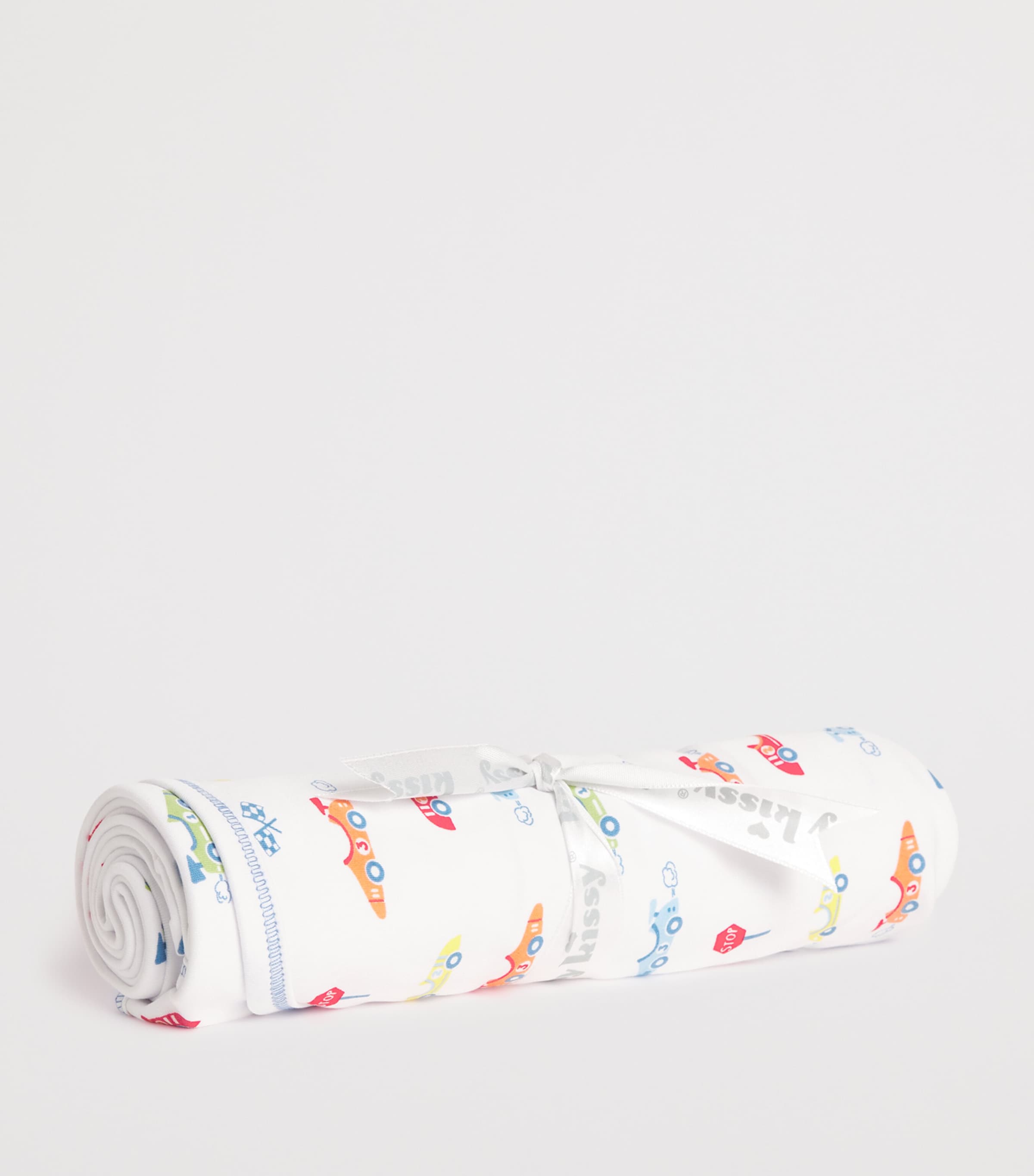Kissy Kissy Pima Cotton Sizzling Speedway Blanket (73cm x 66cm) Image 2