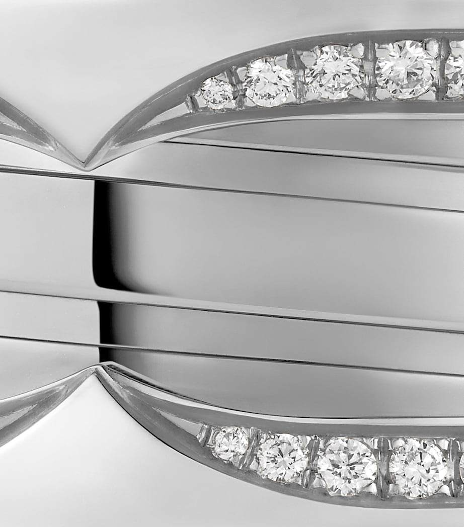 White Gold and Diamond B.zero1 Three-Band Ring WHITE GOLD Image 6
