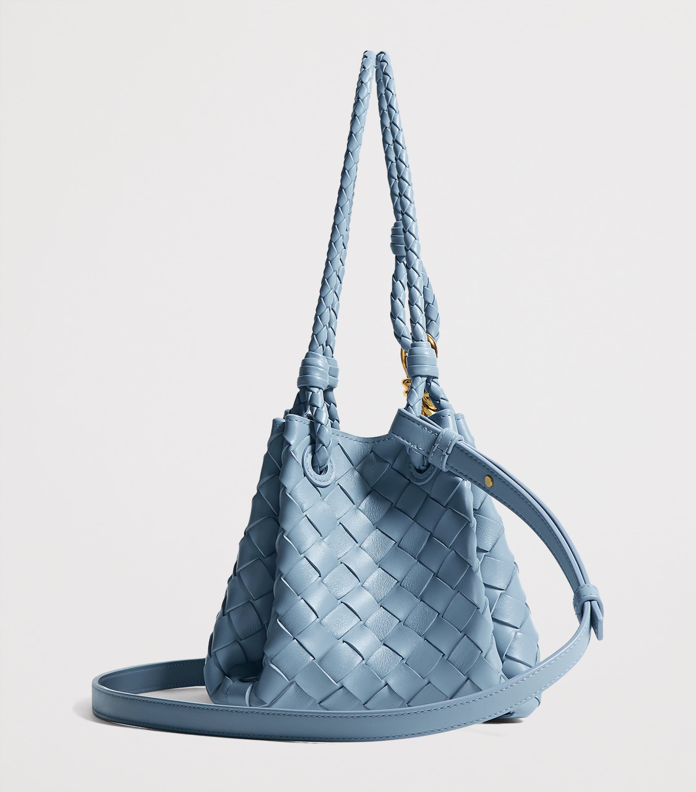 Bottega Veneta Small Leather Parachute Shoulder Bag Image 3