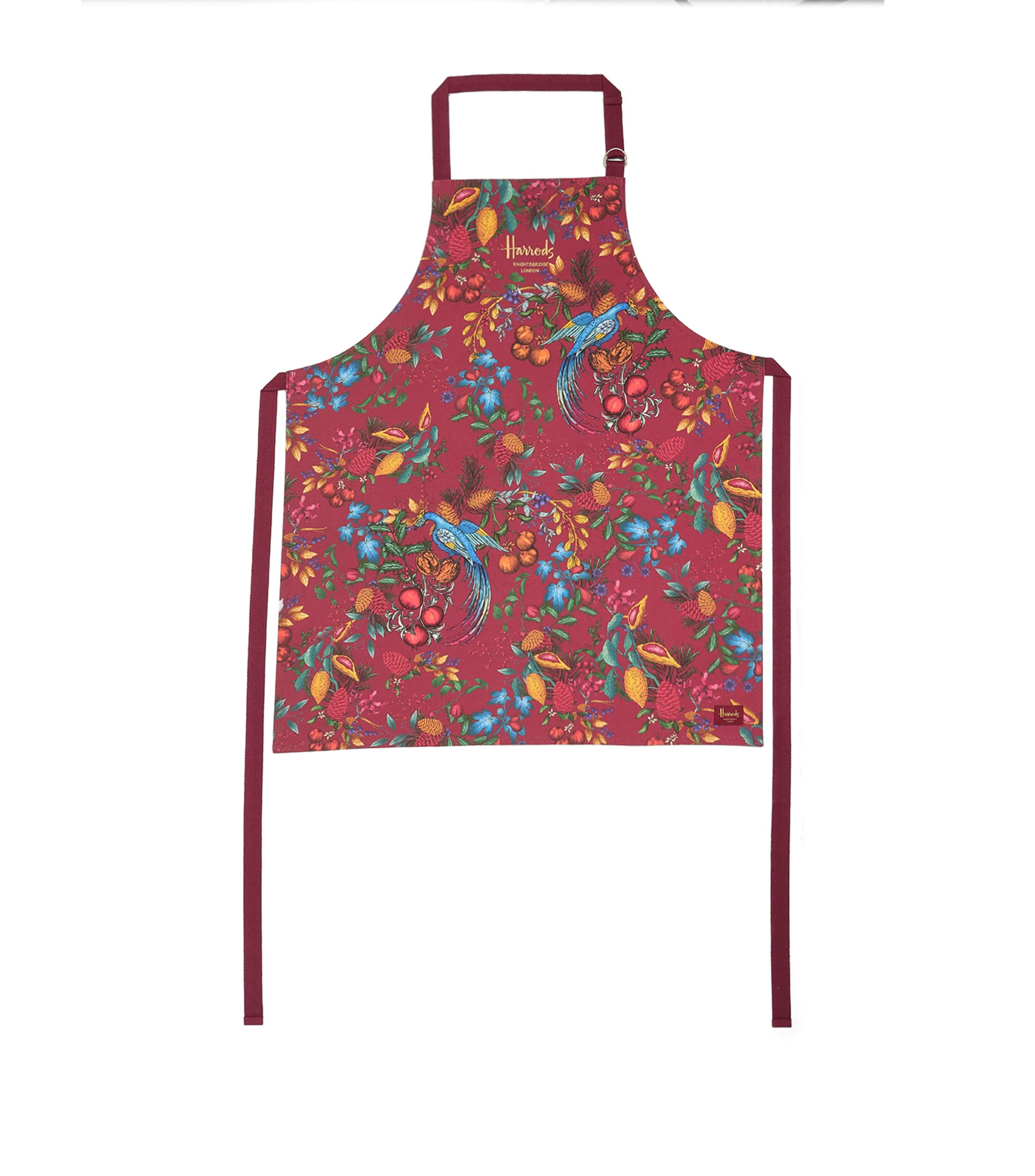 Harrods Printed Logo Apron In Multi