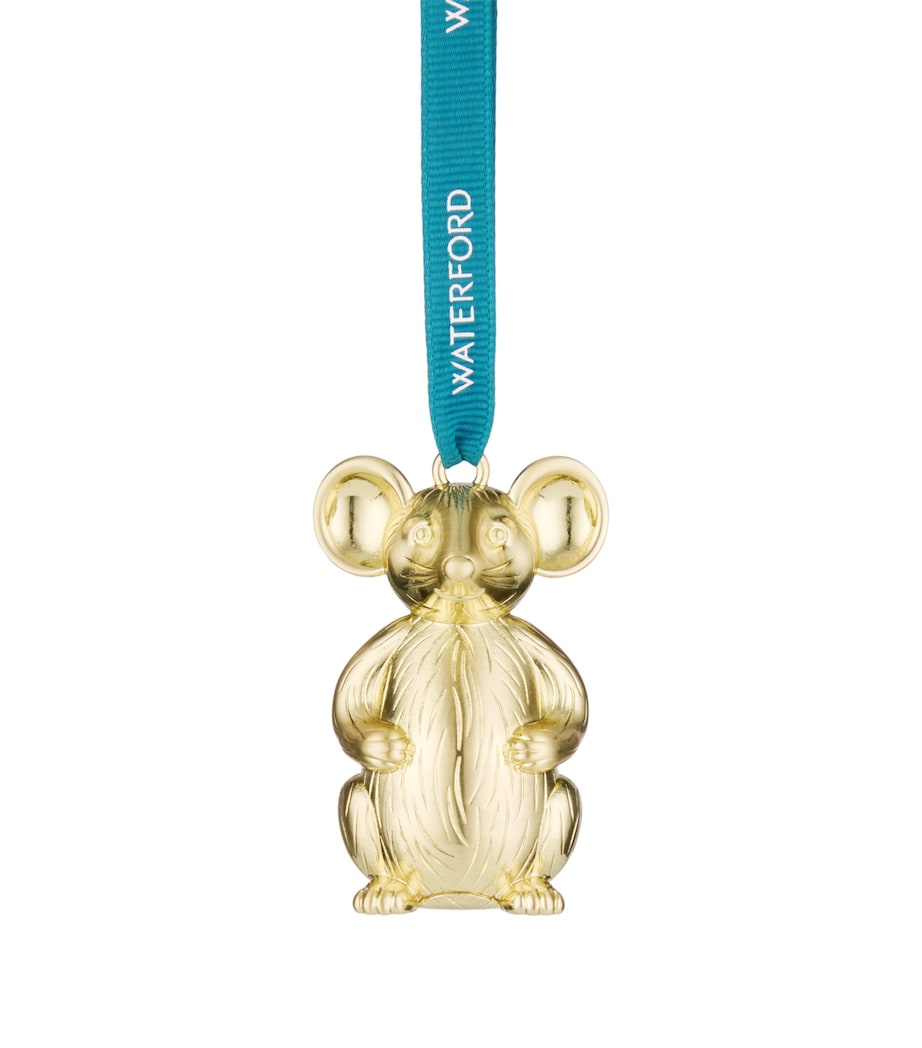 Waterford Mouse Tree Decoration Clear Image 1