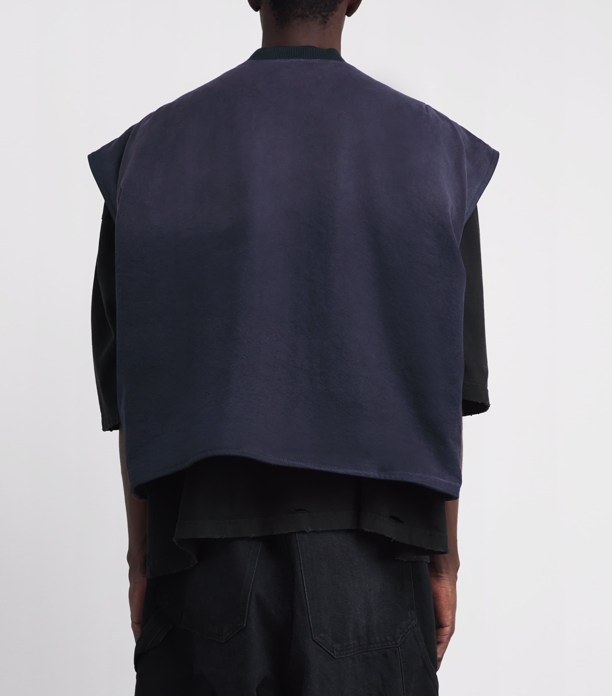 Cotton Stockton Gilet PEACOAT Image 4