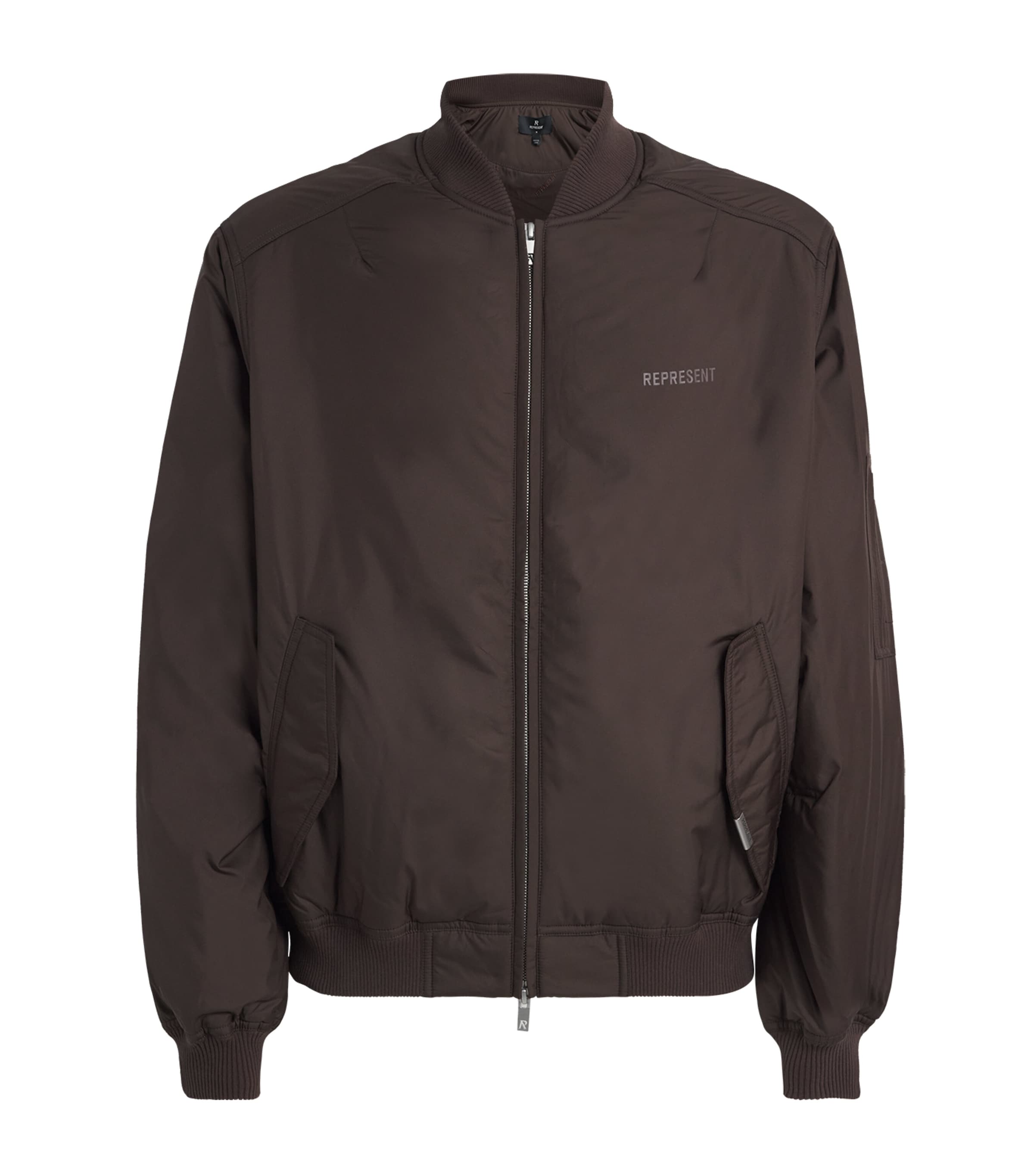 Represent Smart Bomber Jacket In Brown