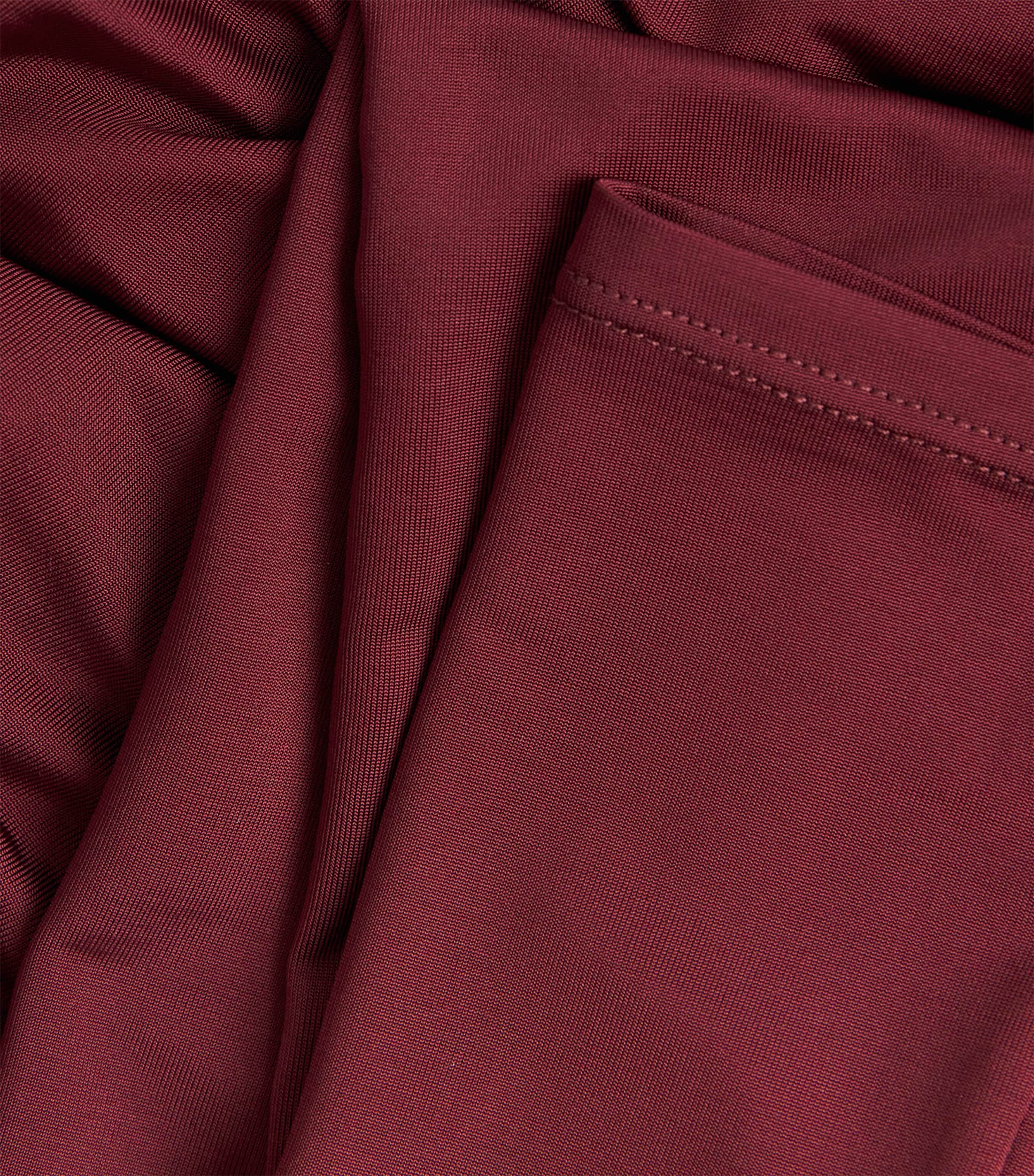 Jersey Cowl Neck Bandeau Top CRIMSON Image 5