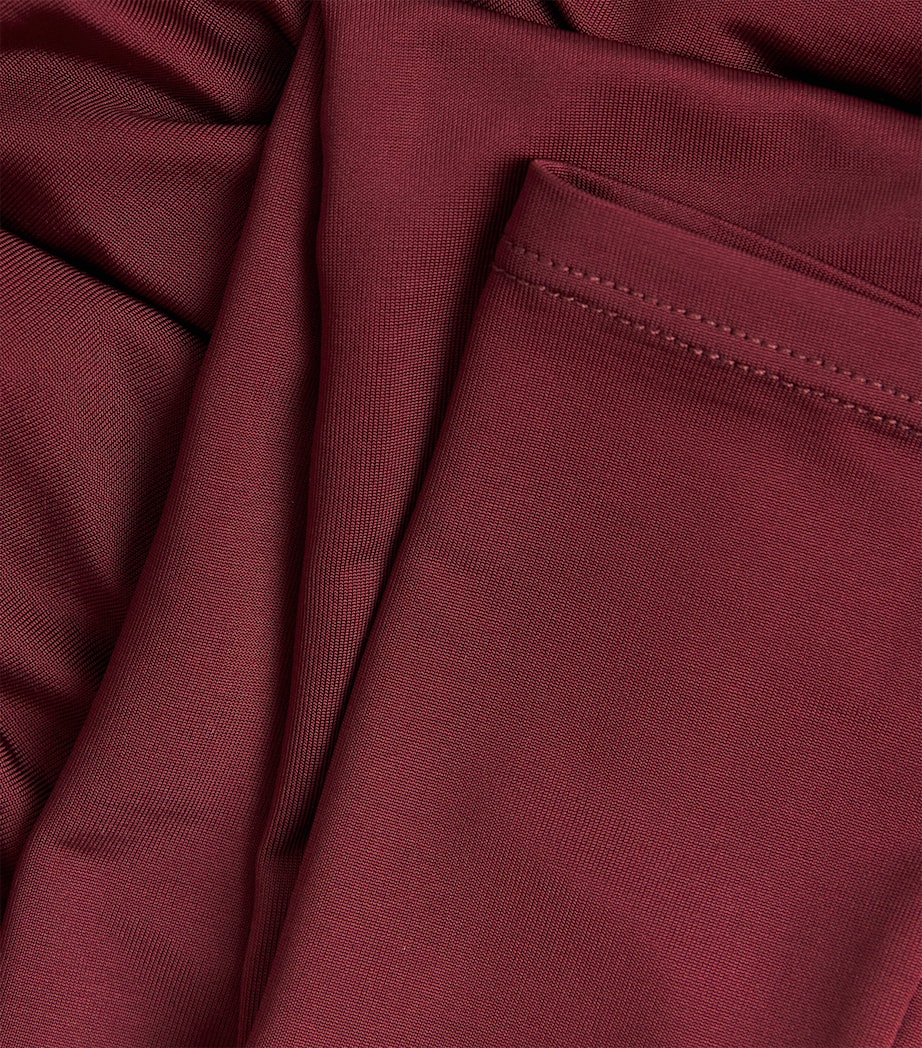 Jersey Cowl Neck Bandeau Top CRIMSON Image 5