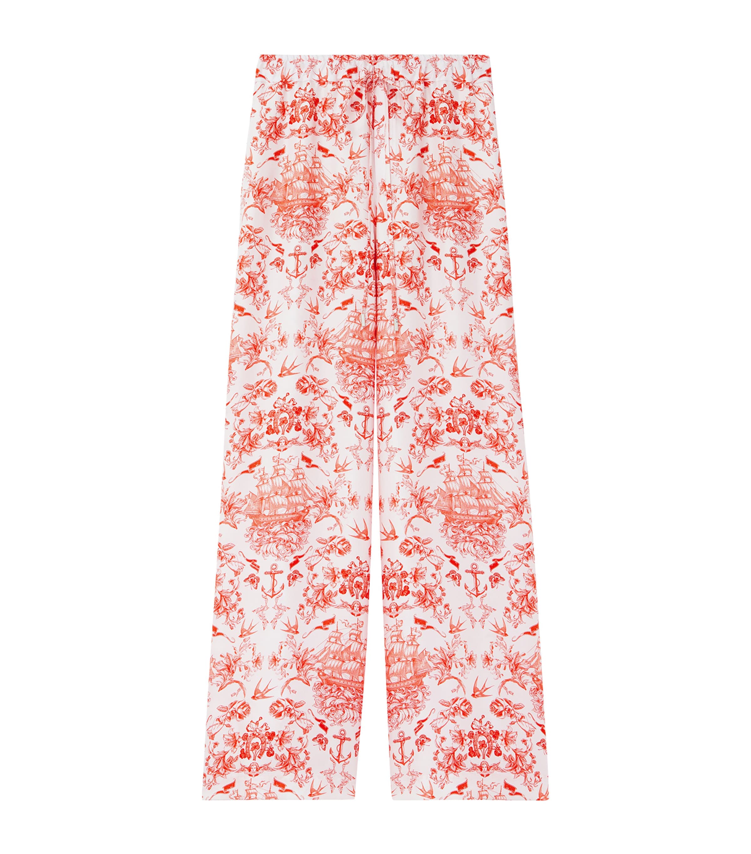 Alexander Mcqueen Sailor Tattoo Pyjama Trousers In White