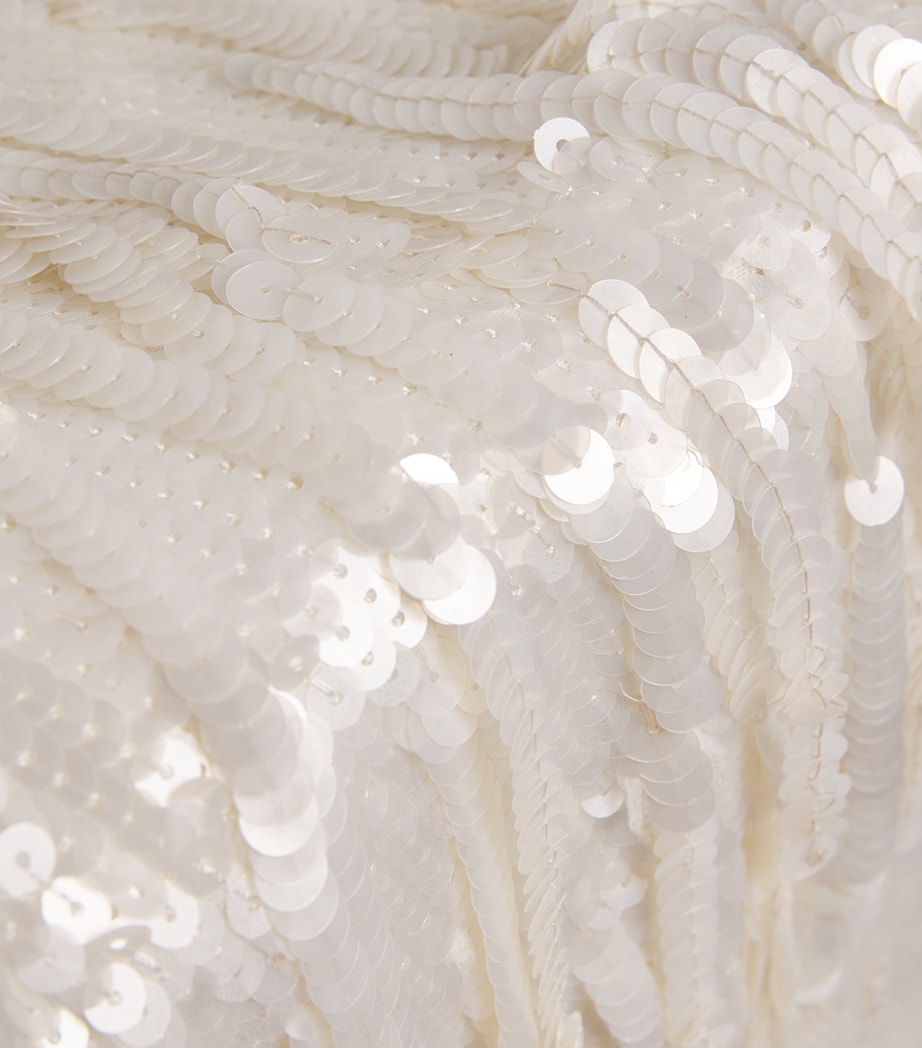 Sequin Le Sable Mini Dress PEARL Image 5