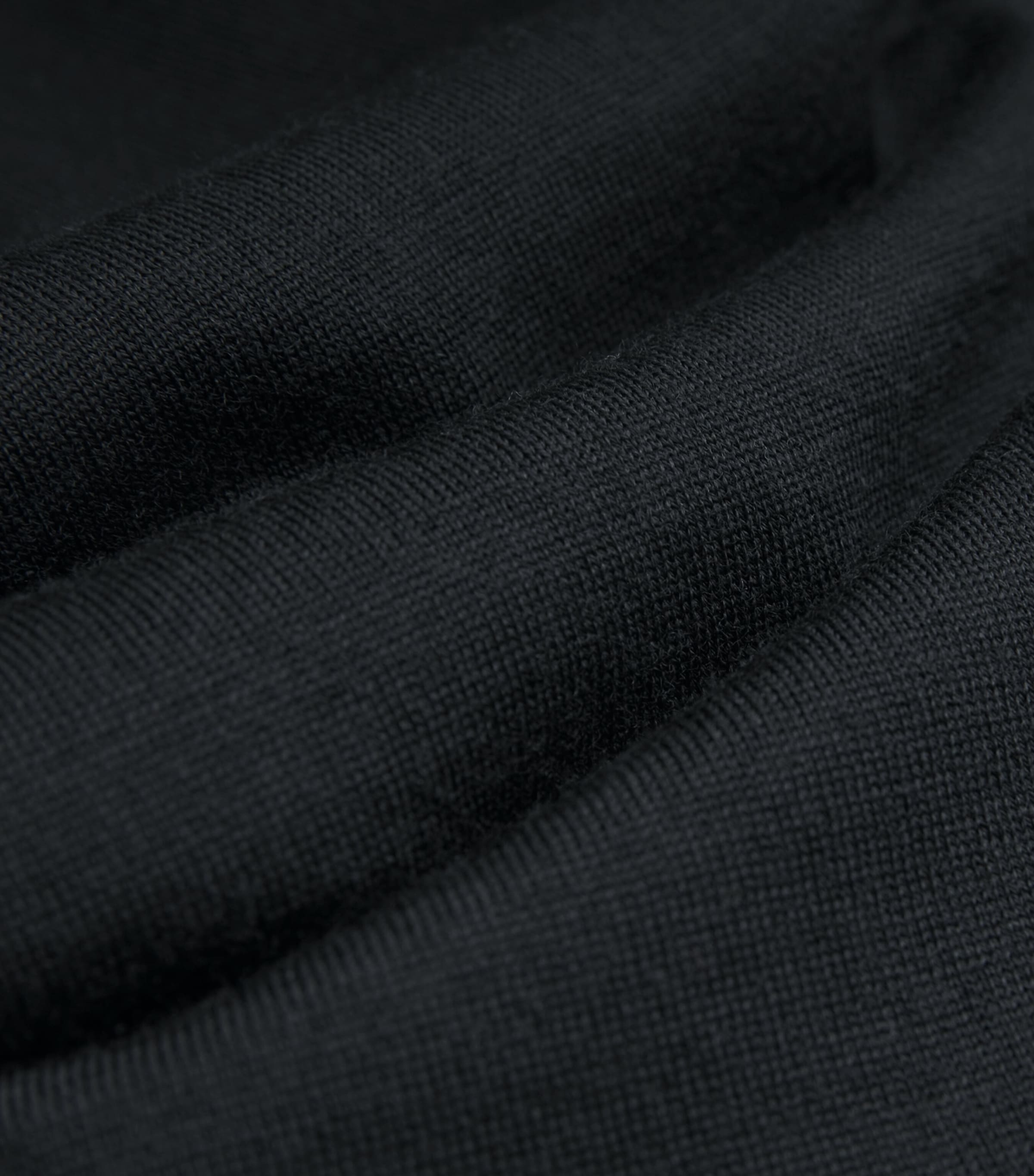 Extra Fine Merino Wool Sweater BLACK Image 5