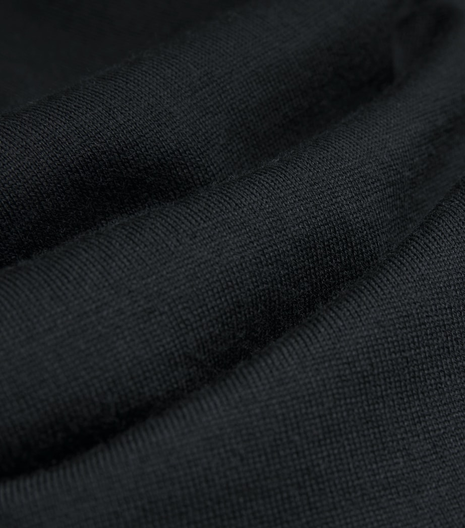 Extra Fine Merino Wool Sweater BLACK Image 5