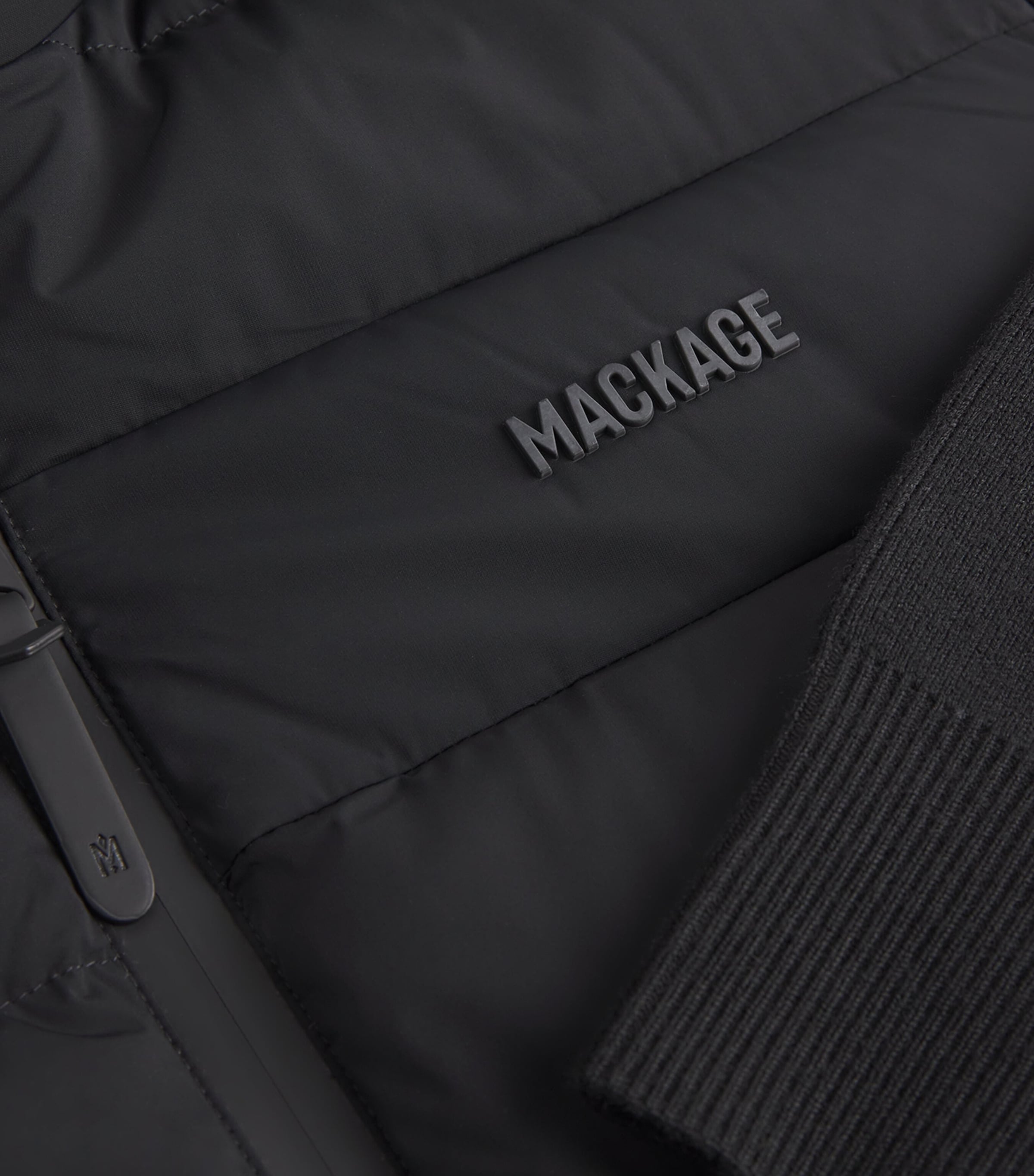 Haney-City Hybrid Down Jacket BLACK Image 5