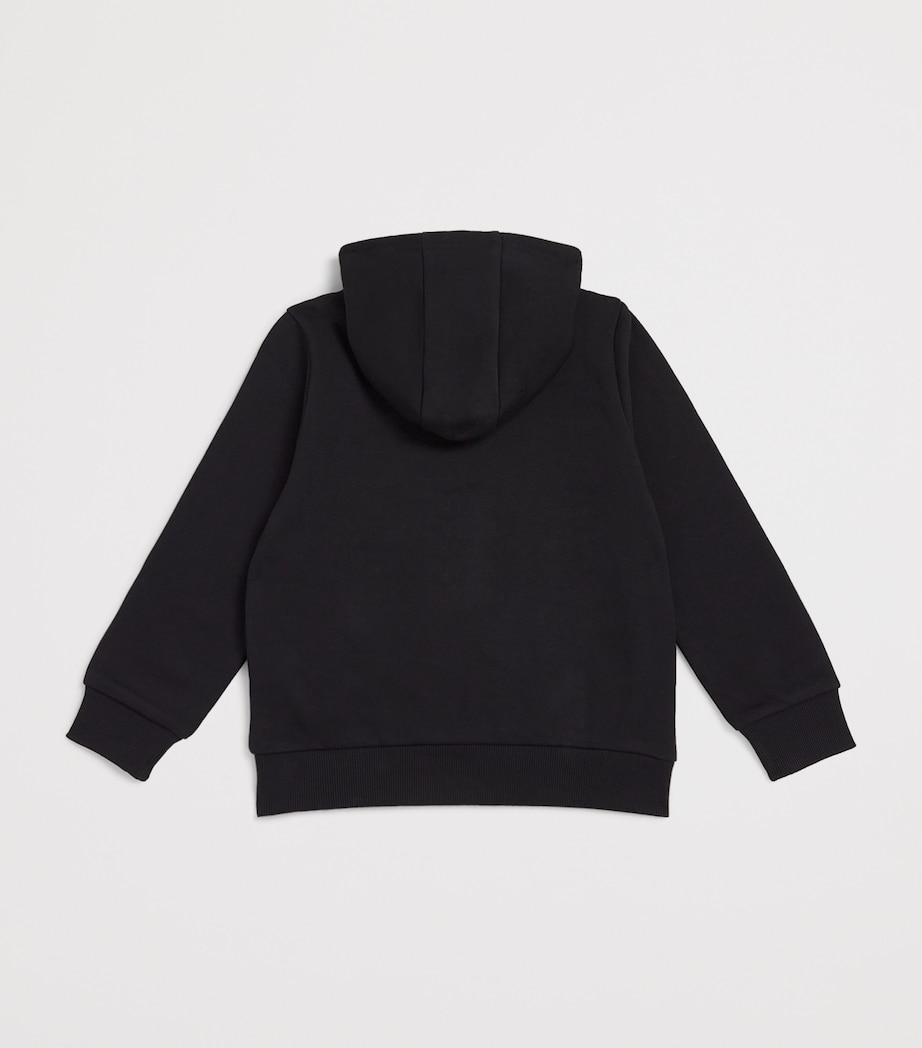Cotton-Blend Logo Hoodie (4-16 Years) BLACK Image 2