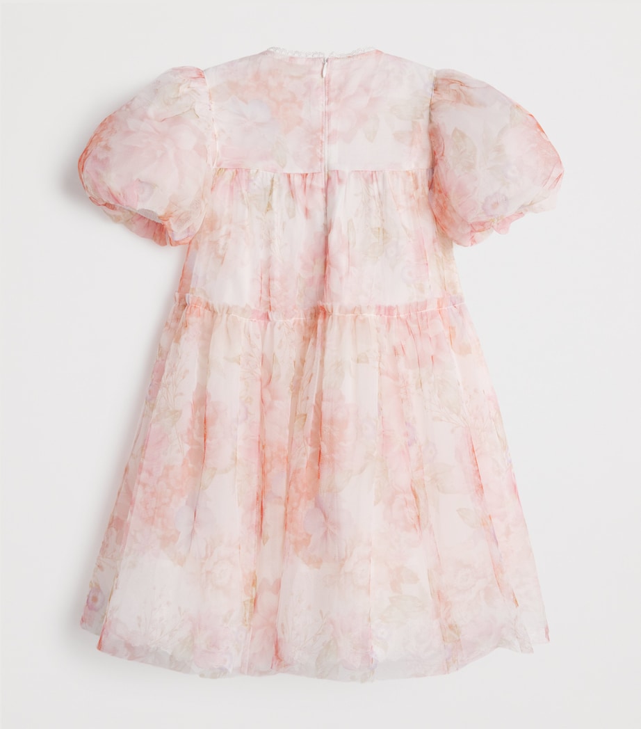 Tulle Floral Dress (4-16 Years) DELICATE BOUQET PRNT Image 2