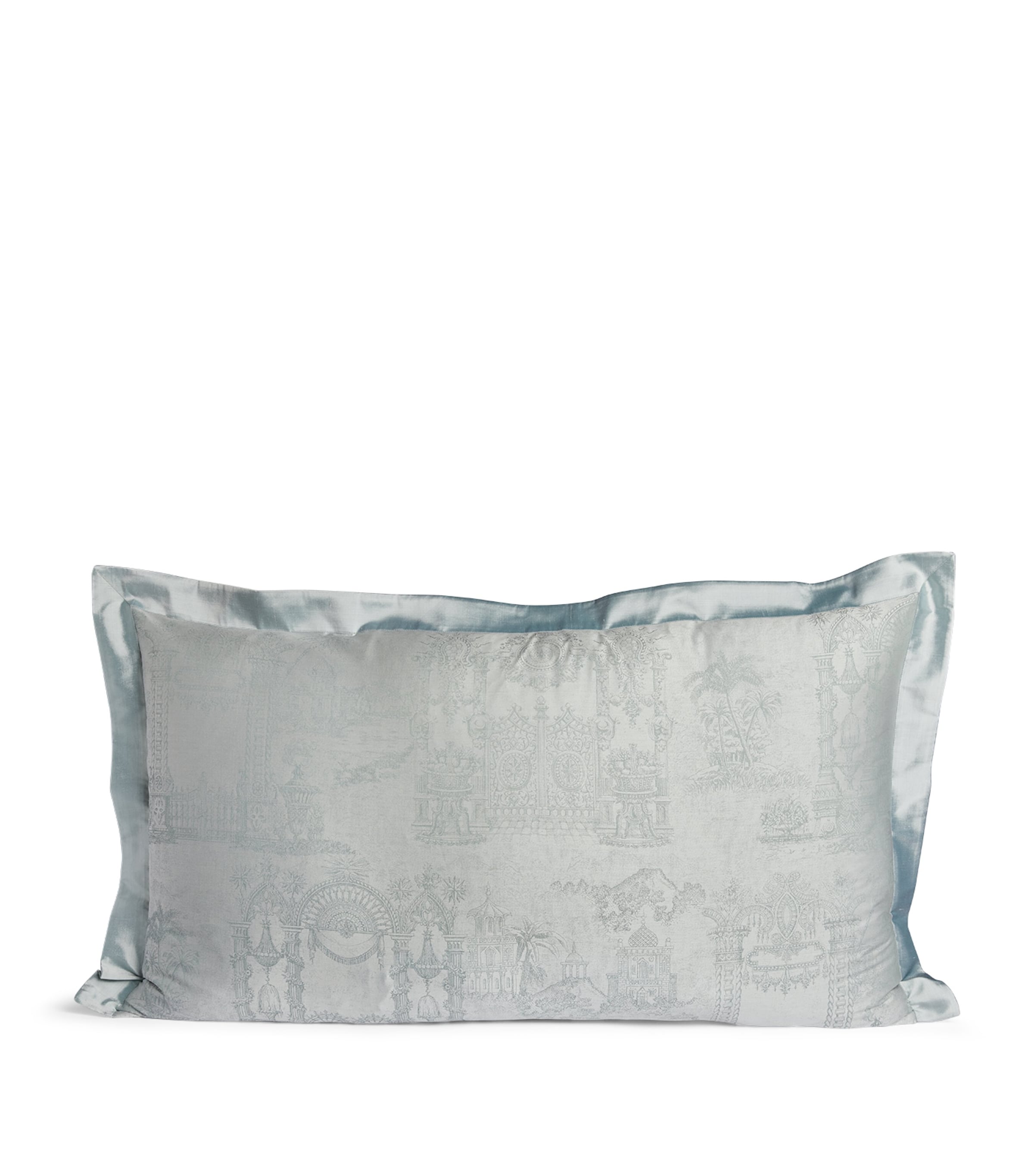 Haremlique Istanbul Gates of Paradise Cushion (53cm x 94cm) Green Image 1