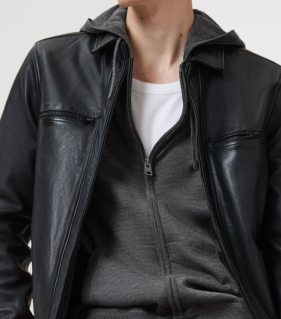 Merino Wool Mode Hoodie MONUMENT GREY Image 6